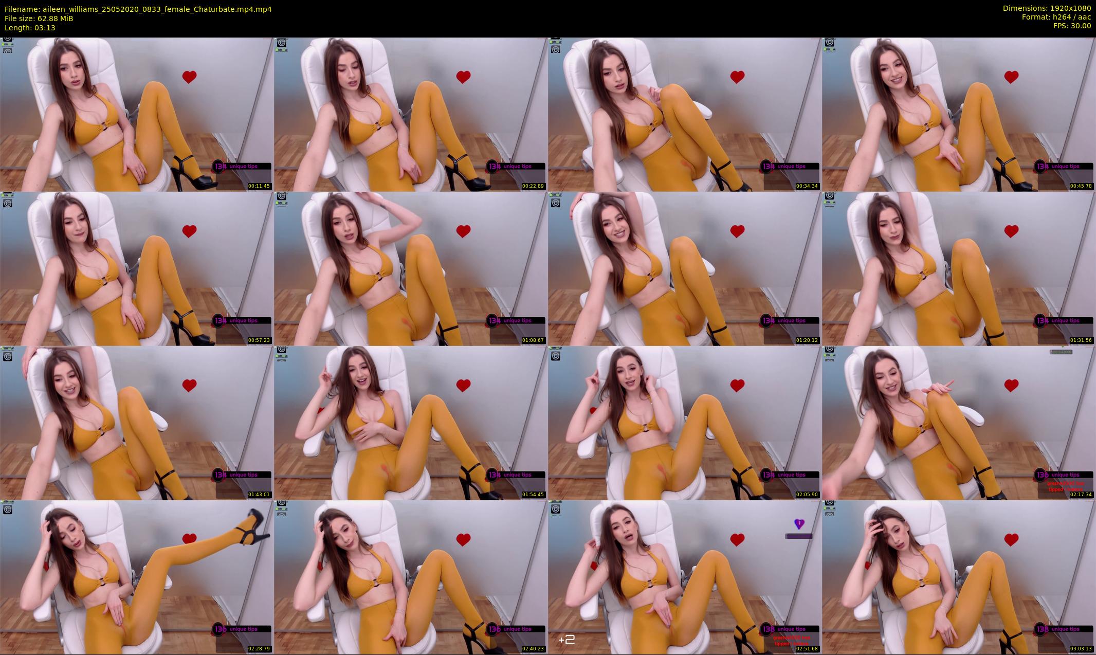 aileen_williams — 4 minute Chaturbate female cam show recording, 1080p, May 25, 2020