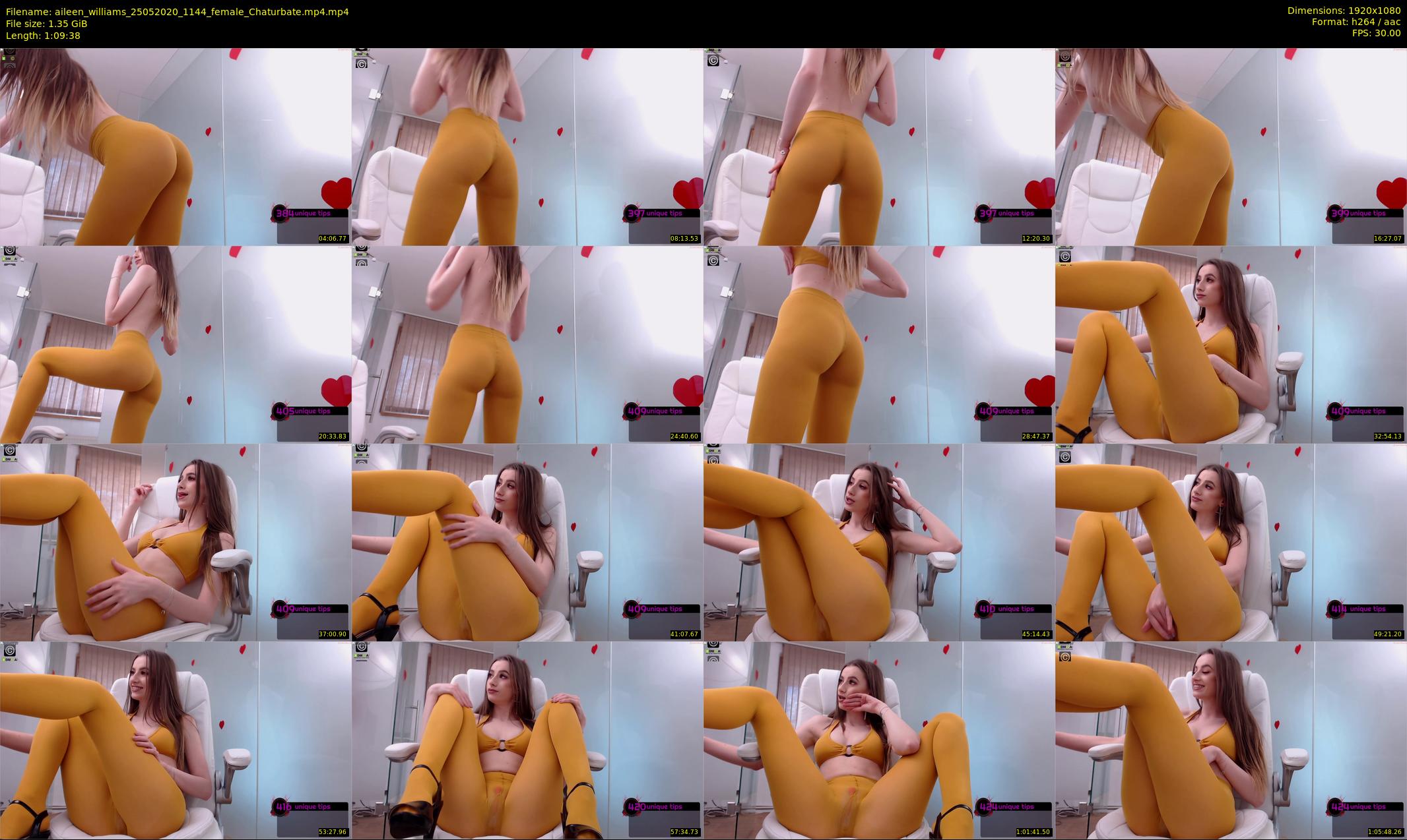 aileen_williams — 70 minute Chaturbate female cam show recording, 1080p, May 25, 2020