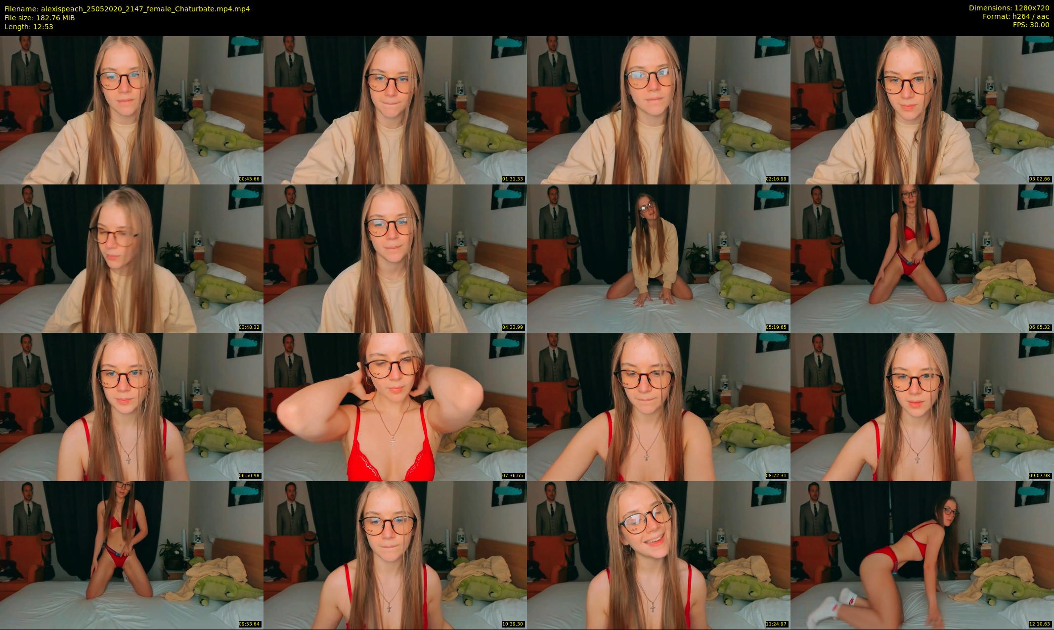 alexispeach — 13 minute Chaturbate female cam show recording, 720p, May 25, 2020