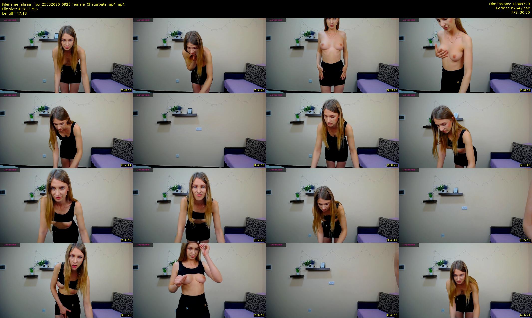 alisaa__fox — 48 minute Chaturbate female cam show recording, 720p, May 25, 2020