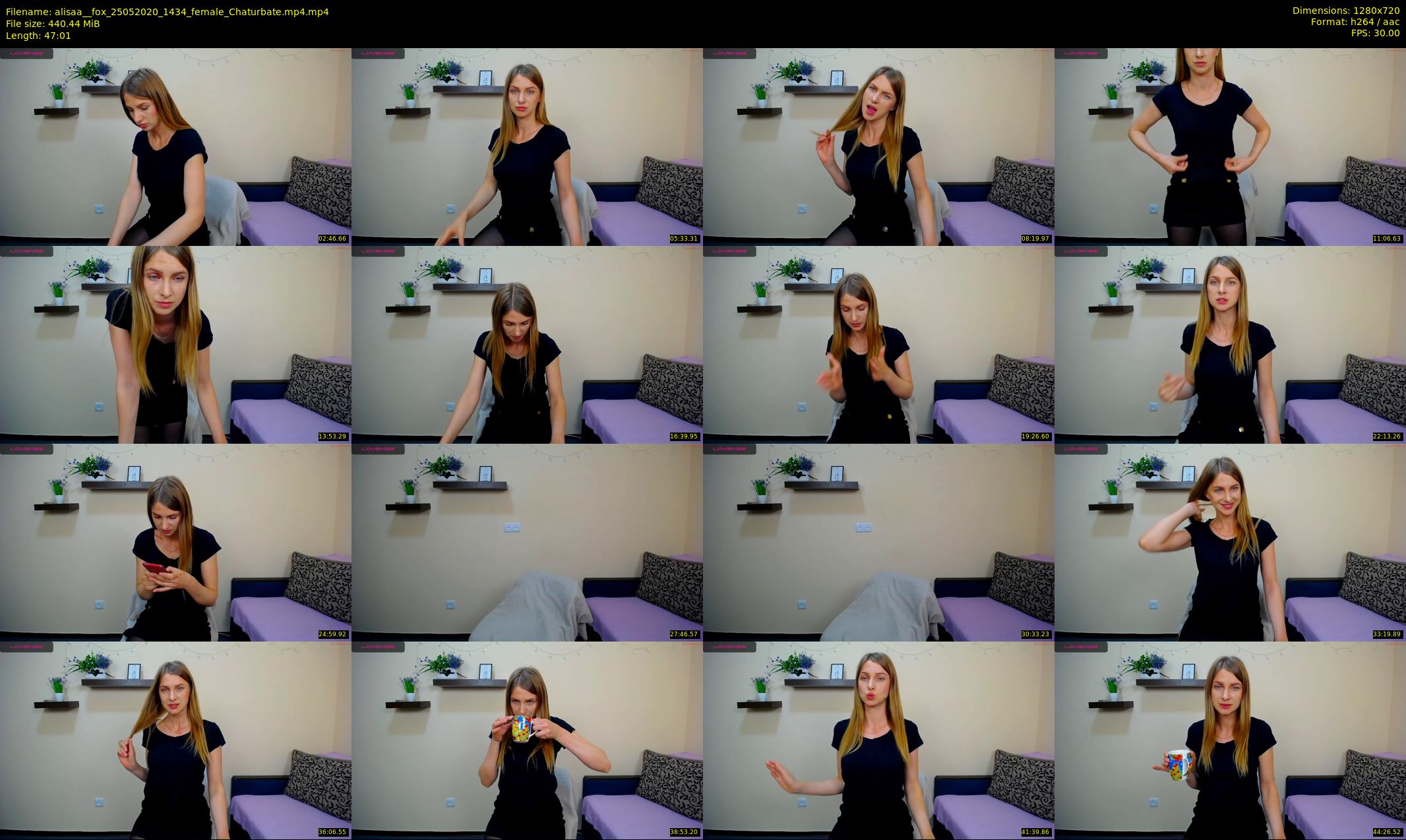 alisaa__fox — 48 minute Chaturbate female cam show recording, 720p, May 25, 2020
