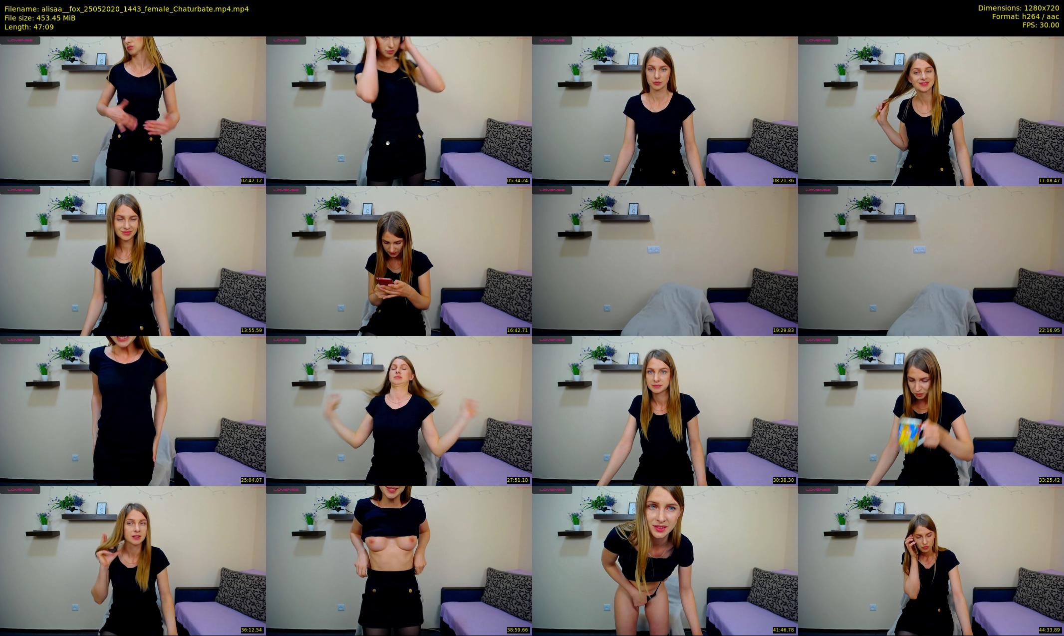 alisaa__fox — 48 minute Chaturbate female cam show recording, 720p, May 25, 2020