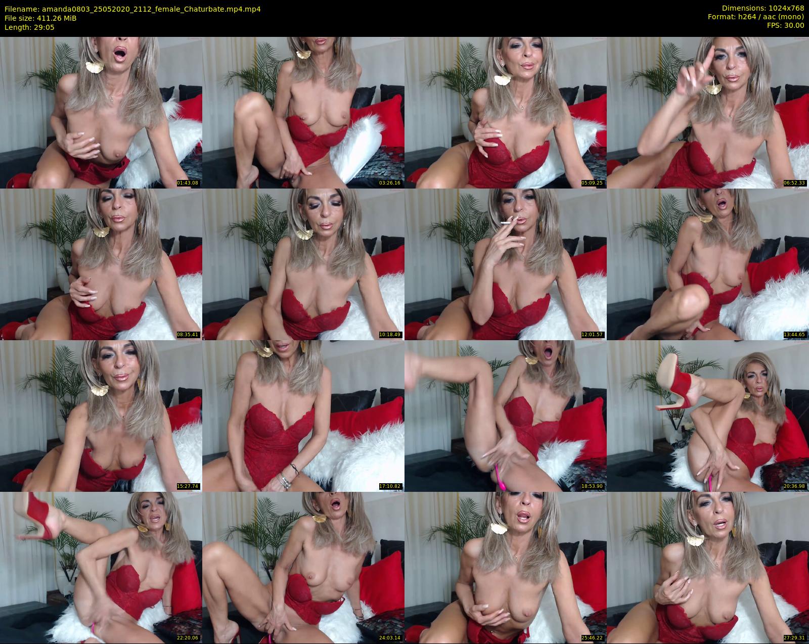 amanda0803 — 30 minute Chaturbate female cam show recording, 720p, May 25, 2020