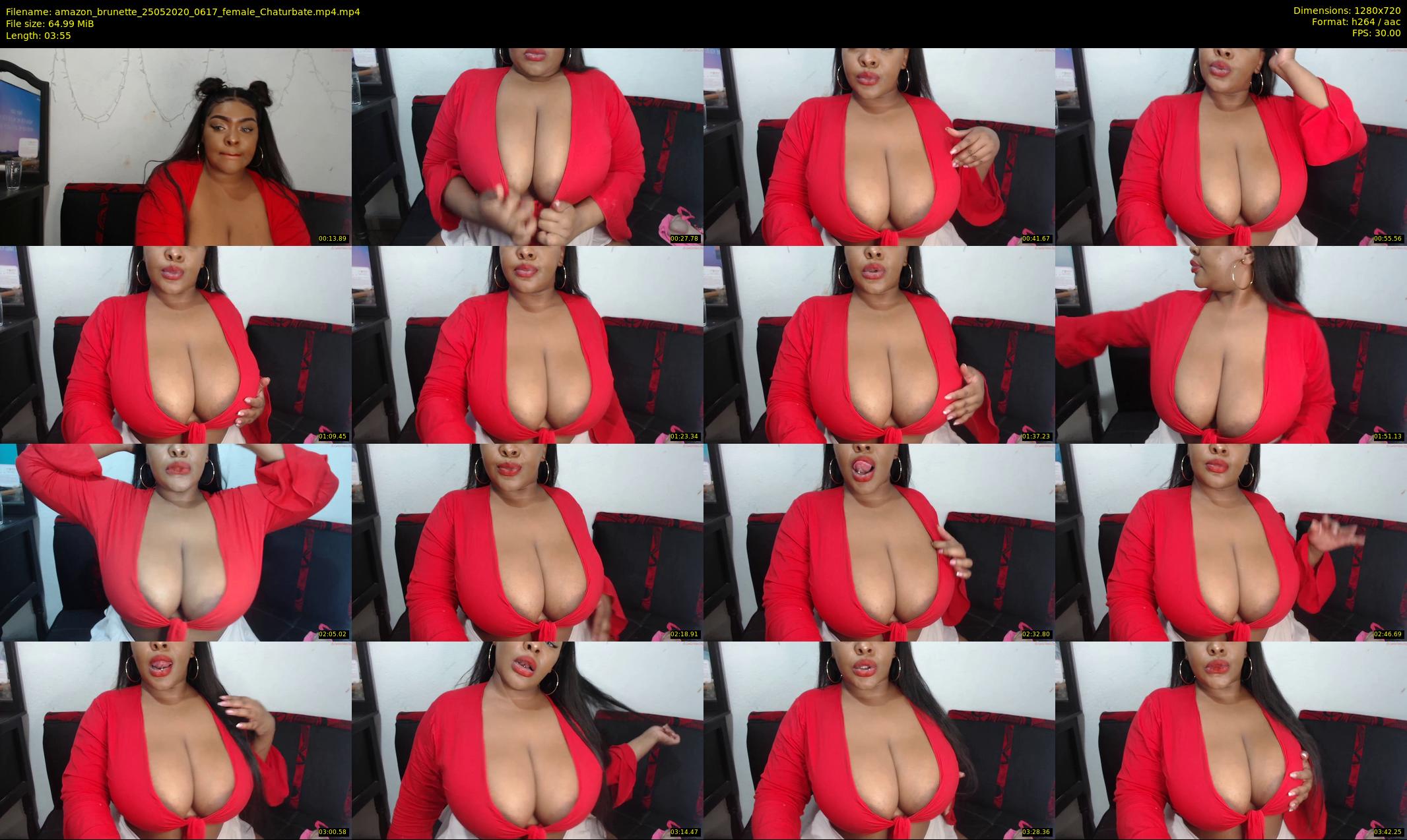 amazon_brunette — 4 minute Chaturbate female cam show recording, 720p, May 25, 2020