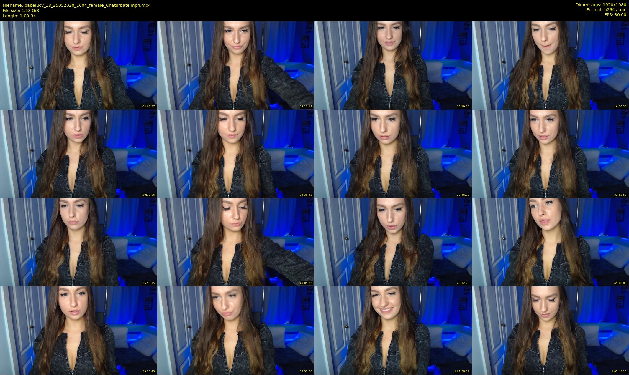 babelucy_18 — 70 minute Chaturbate female cam show recording, 1080p, May 25, 2020