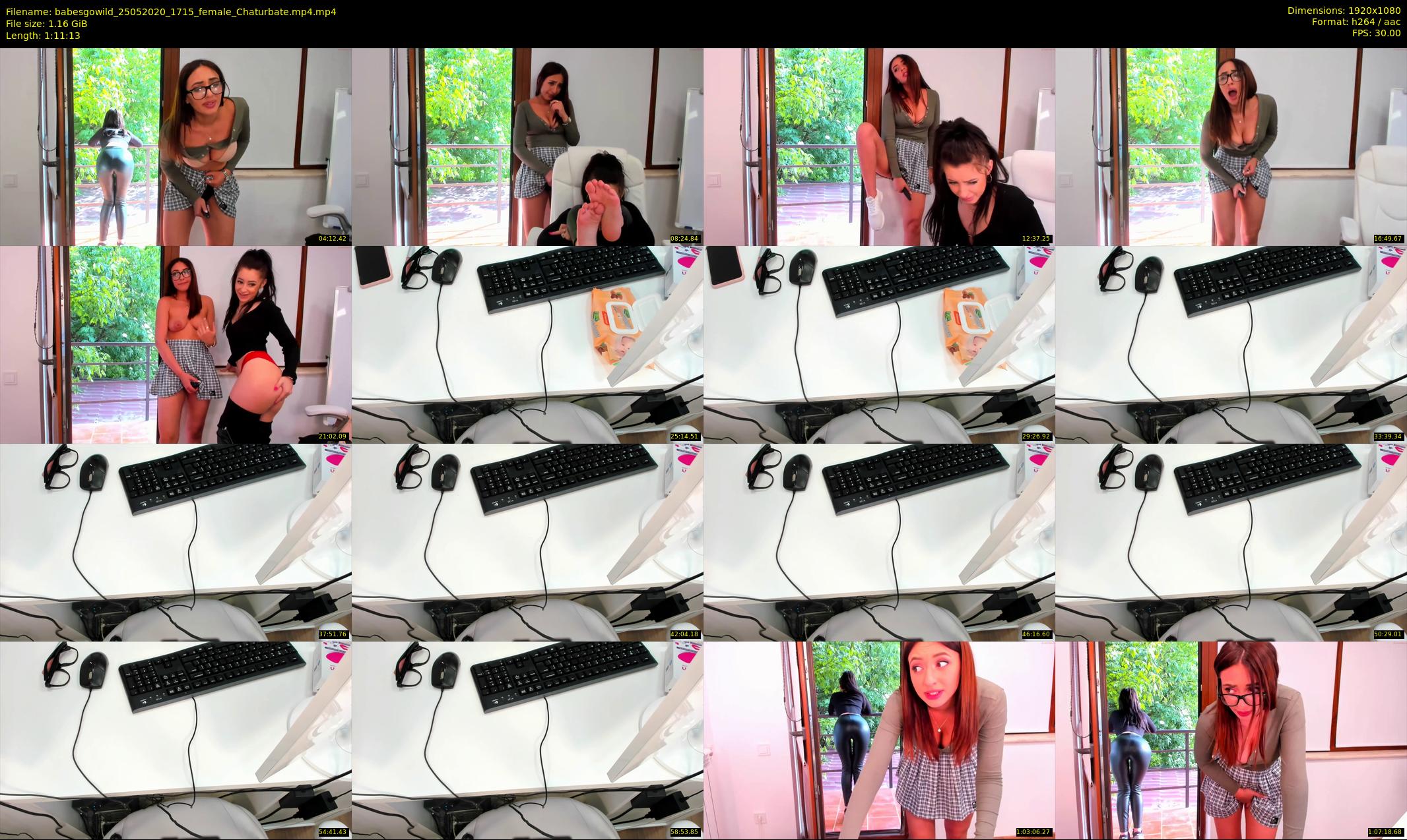 babesgowild — 72 minute Chaturbate couple cam show recording, 1080p, May 25, 2020