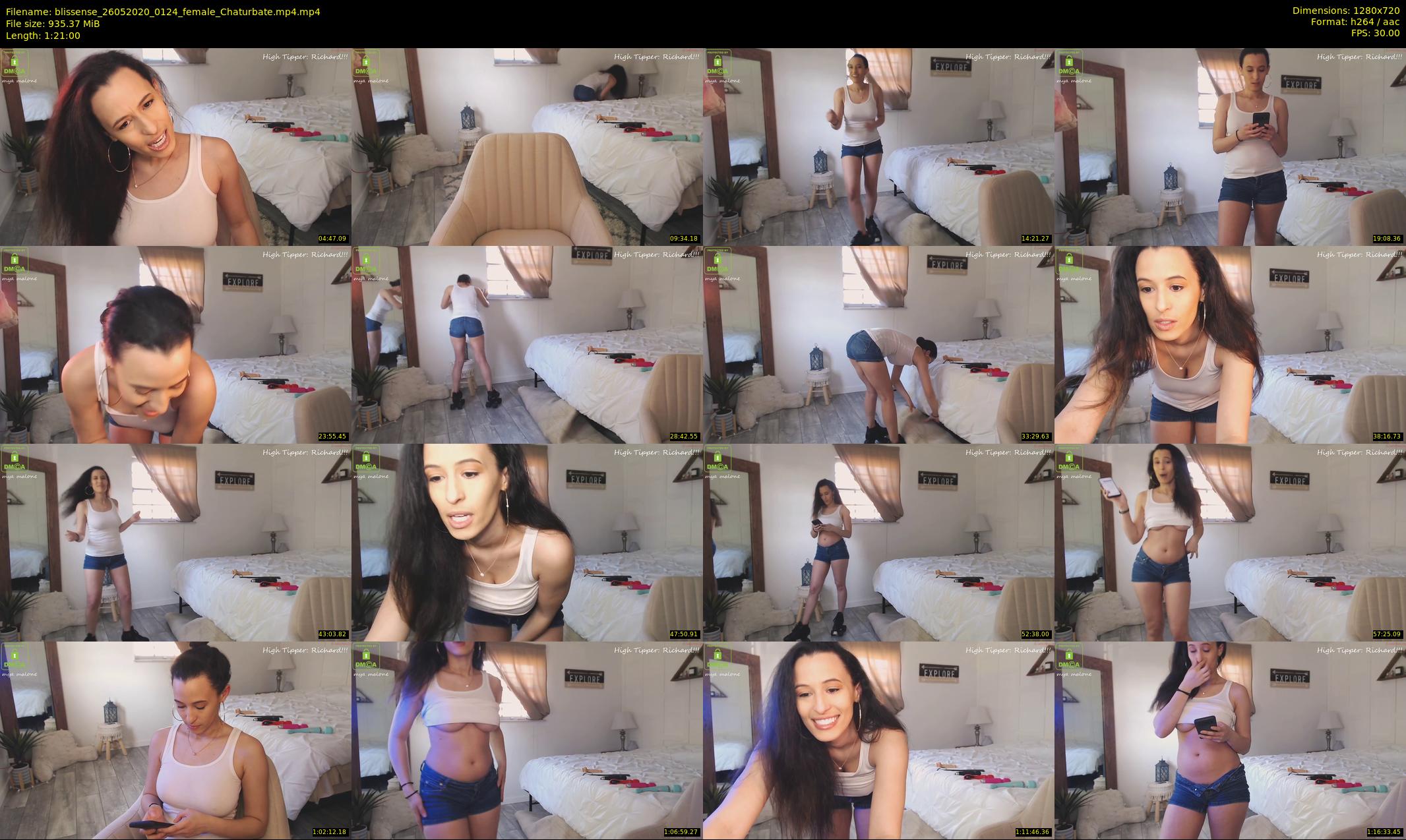 blissense — 81 minute Chaturbate female cam show recording, 720p, May 26, 2020