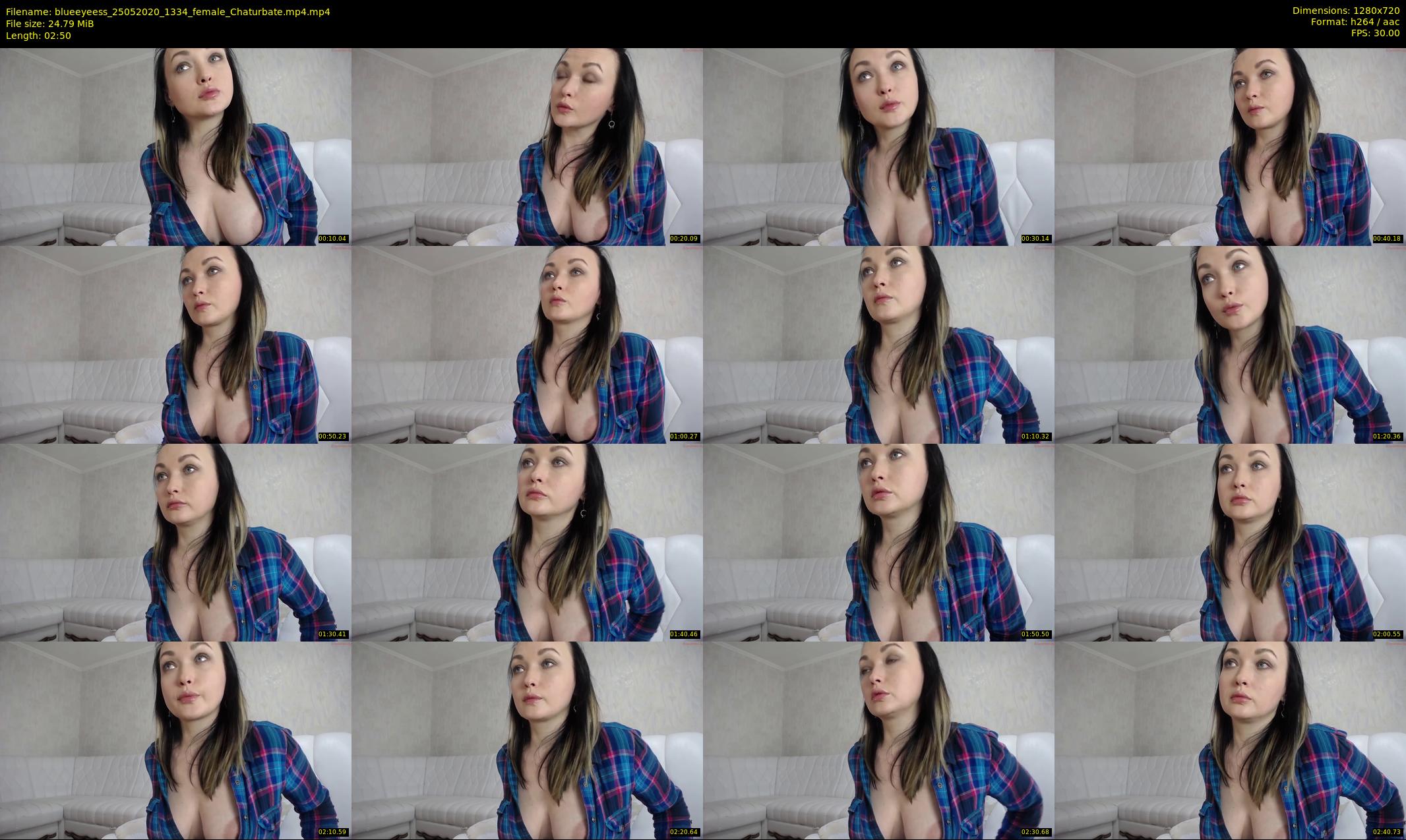 blueeyeess — 3 minute Chaturbate female cam show recording, 720p, May 25, 2020
