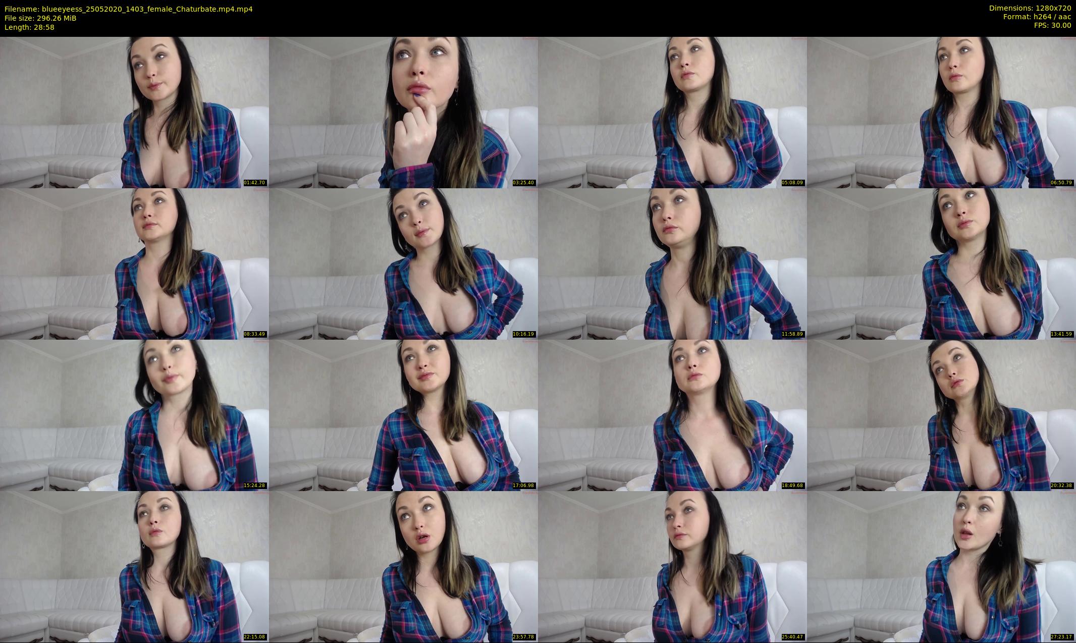 blueeyeess — 29 minute Chaturbate female cam show recording, 720p, May 25, 2020