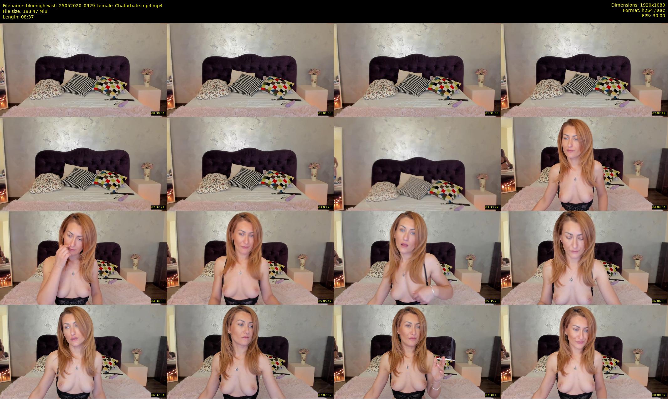 bluenightwish — 9 minute Chaturbate female cam show recording, 1080p, May 25, 2020