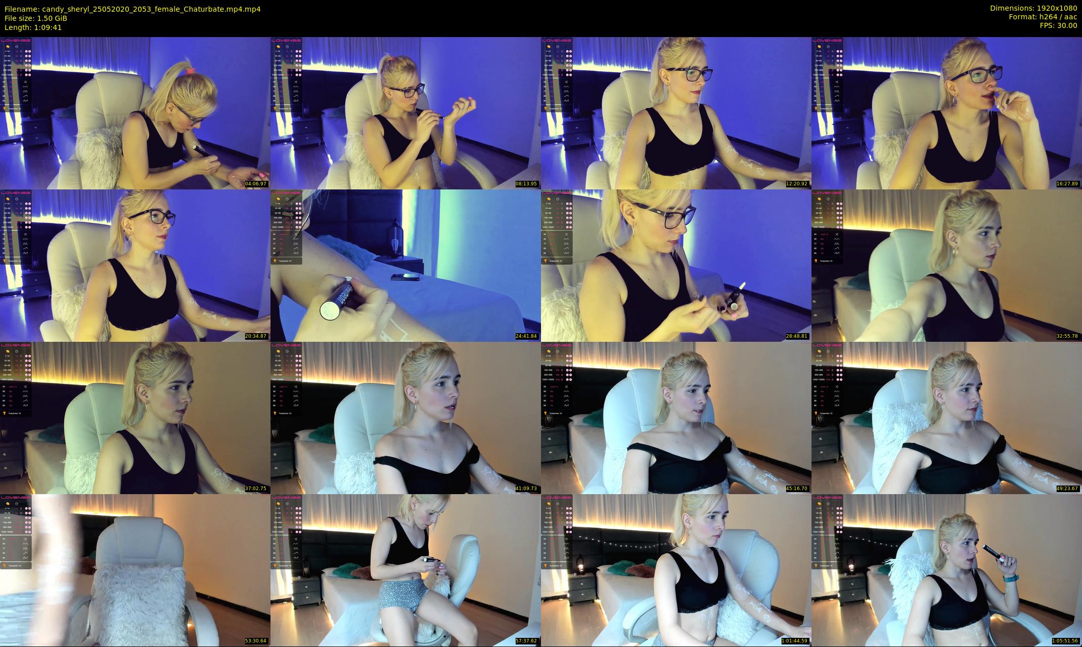 candy_sheryl — 70 minute Chaturbate female cam show recording, 1080p, May 25, 2020