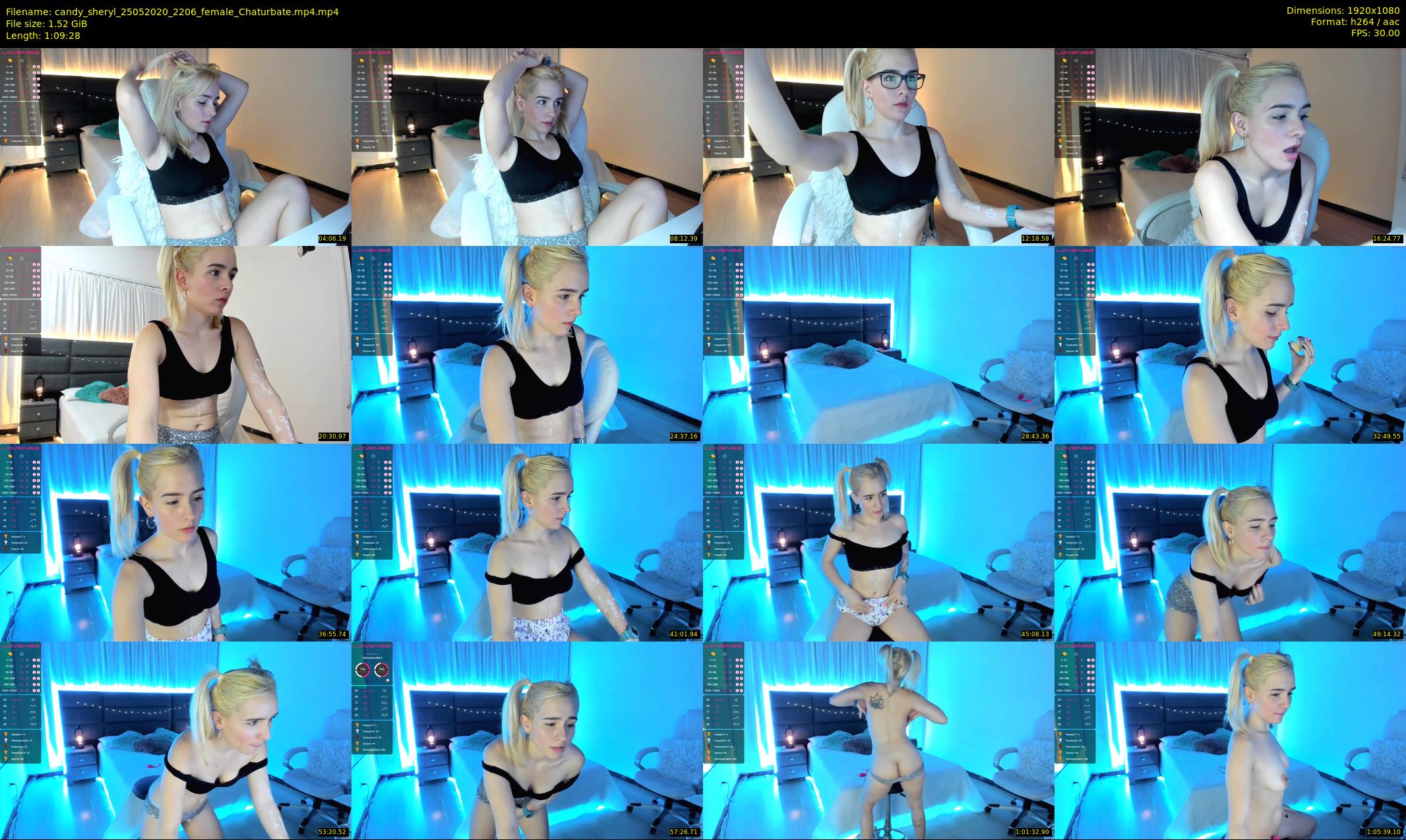 candy_sheryl — 70 minute Chaturbate female cam show recording, 1080p, May 25, 2020