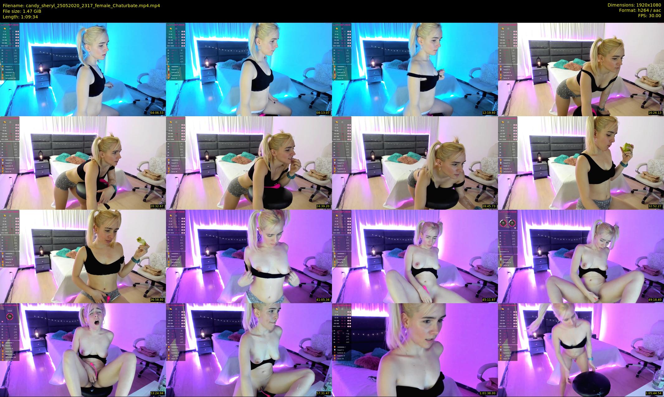 candy_sheryl — 70 minute Chaturbate female cam show recording, 1080p, May 25, 2020