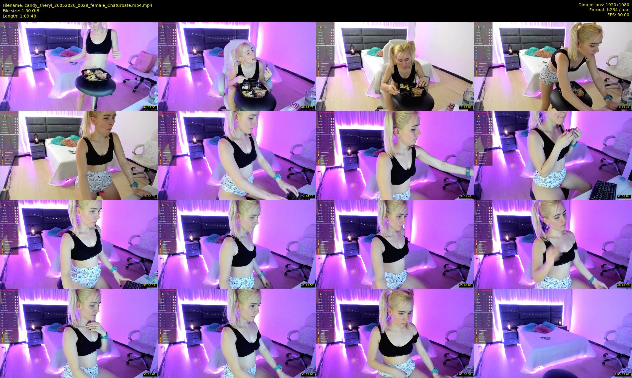 candy_sheryl — 70 minute Chaturbate female cam show recording, 1080p, May 26, 2020