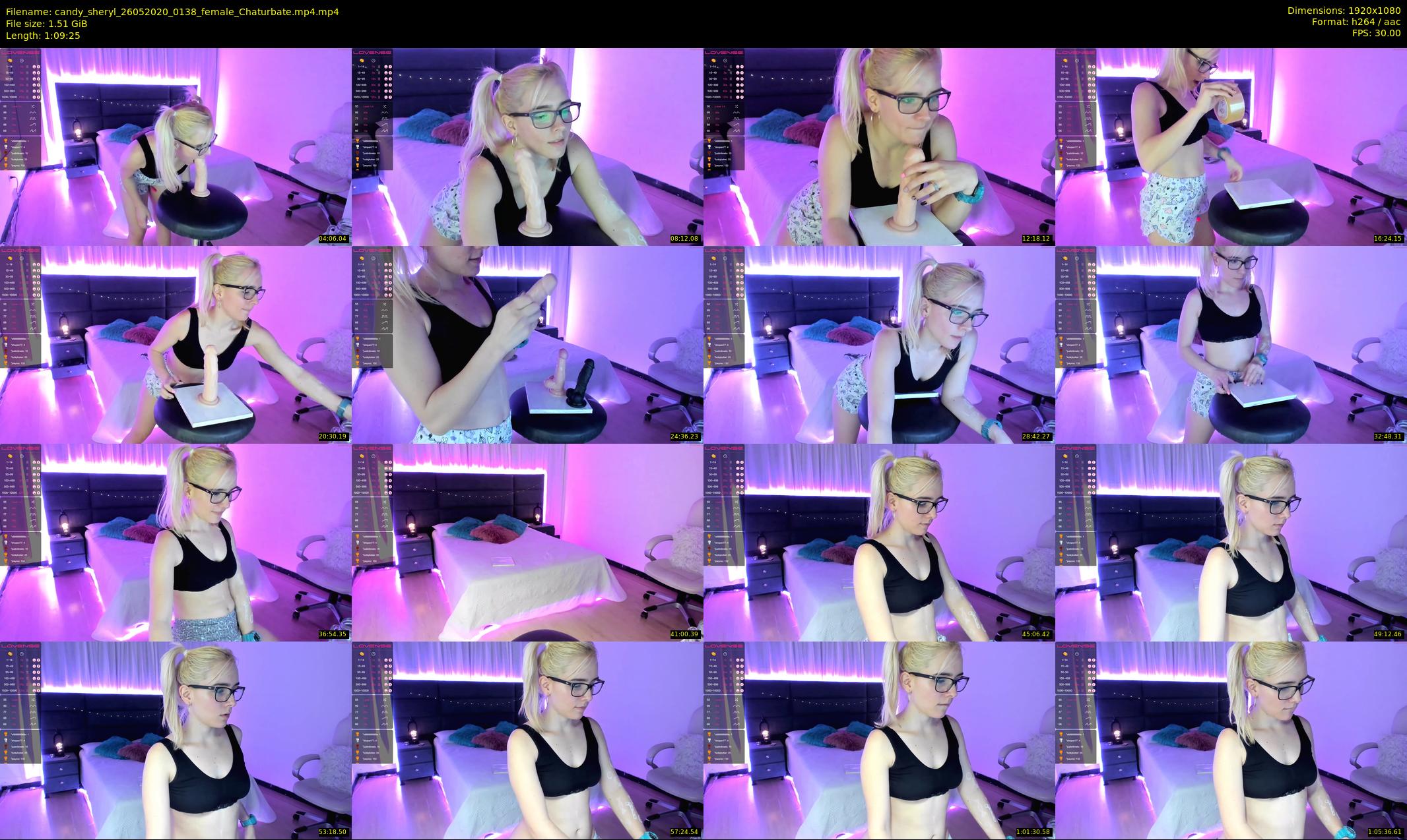 candy_sheryl — 70 minute Chaturbate female cam show recording, 1080p, May 26, 2020