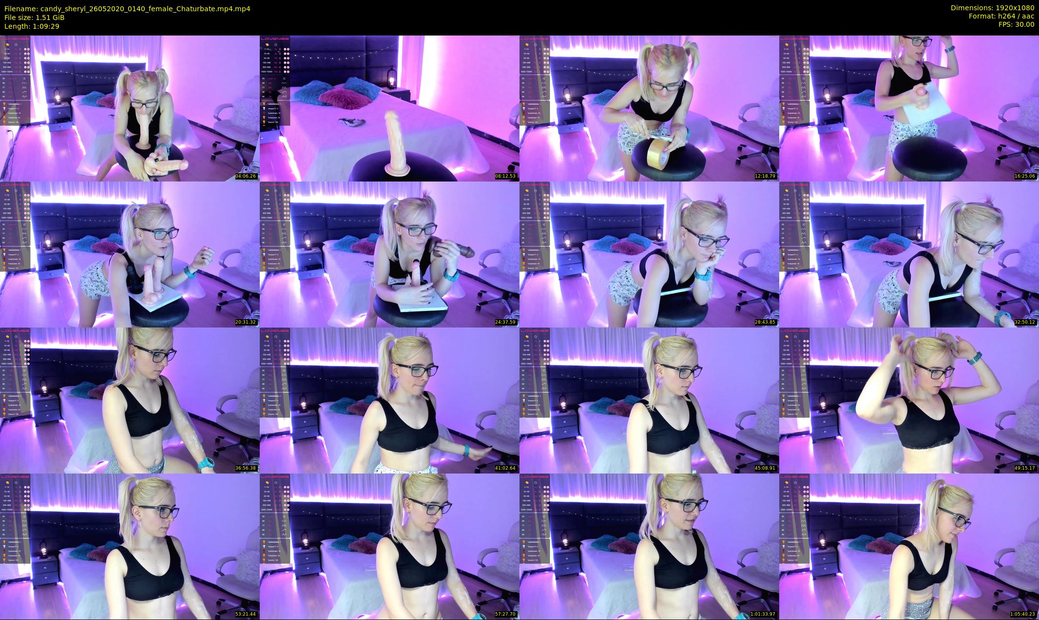 candy_sheryl — 70 minute Chaturbate female cam show recording, 1080p, May 26, 2020