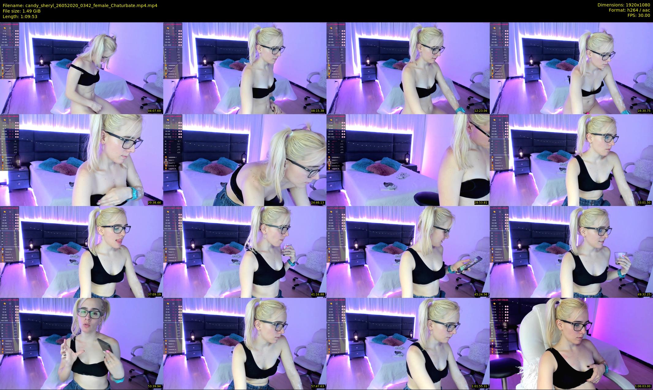 candy_sheryl — 70 minute Chaturbate female cam show recording, 1080p, May 26, 2020