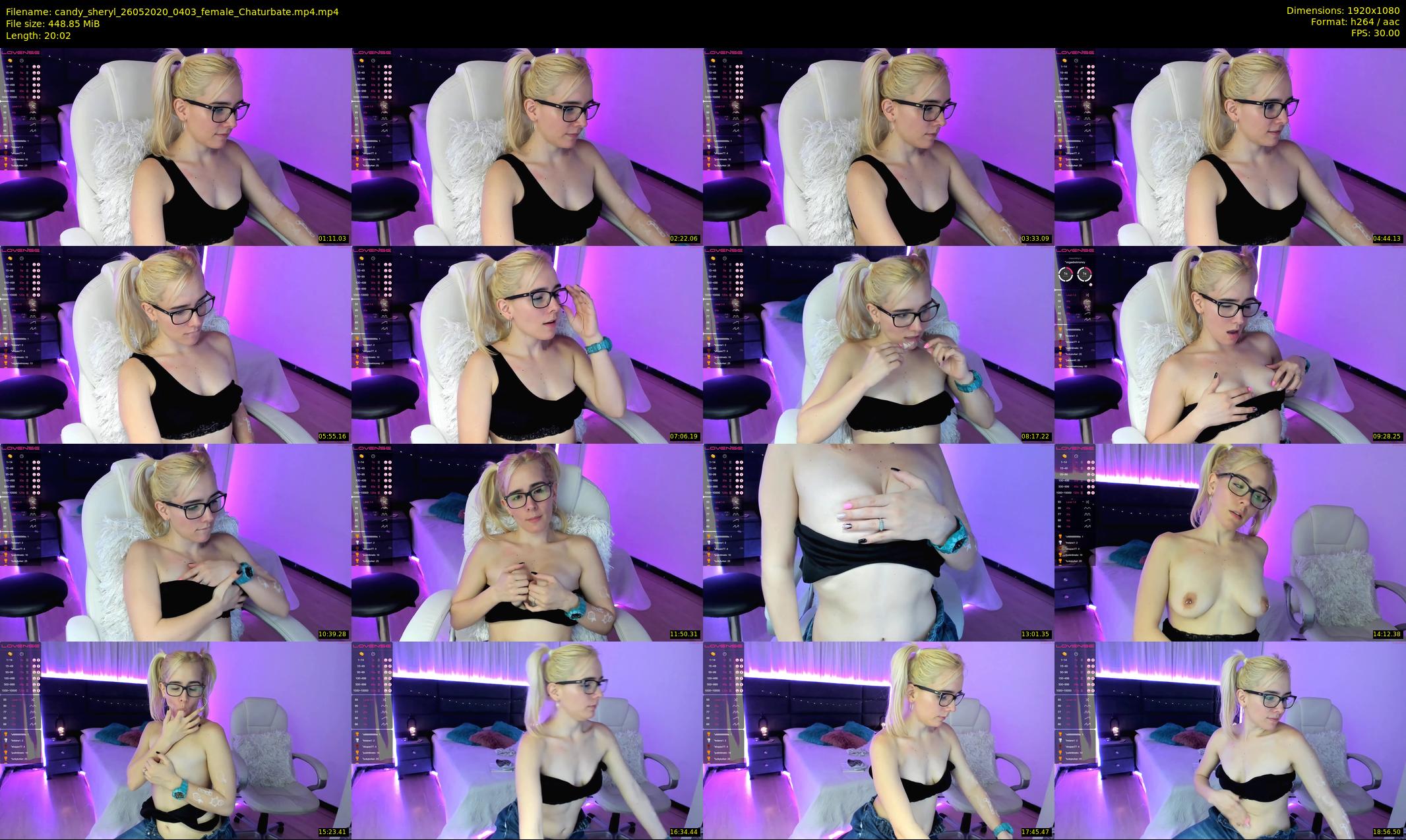 candy_sheryl — 21 minute Chaturbate female cam show recording, 1080p, May 26, 2020