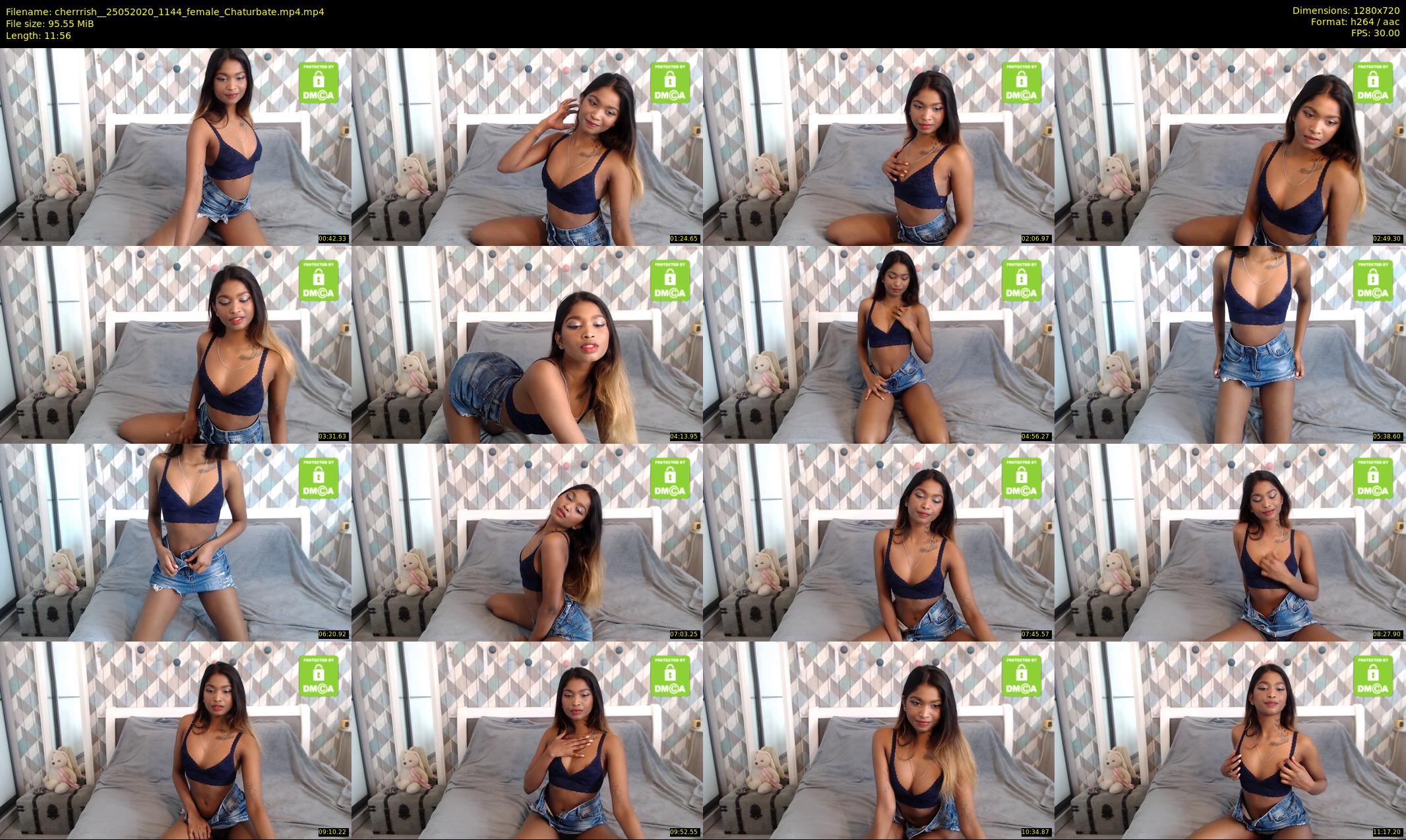 cherrrish_ — 12 minute Chaturbate female cam show recording, 720p, May 25, 2020