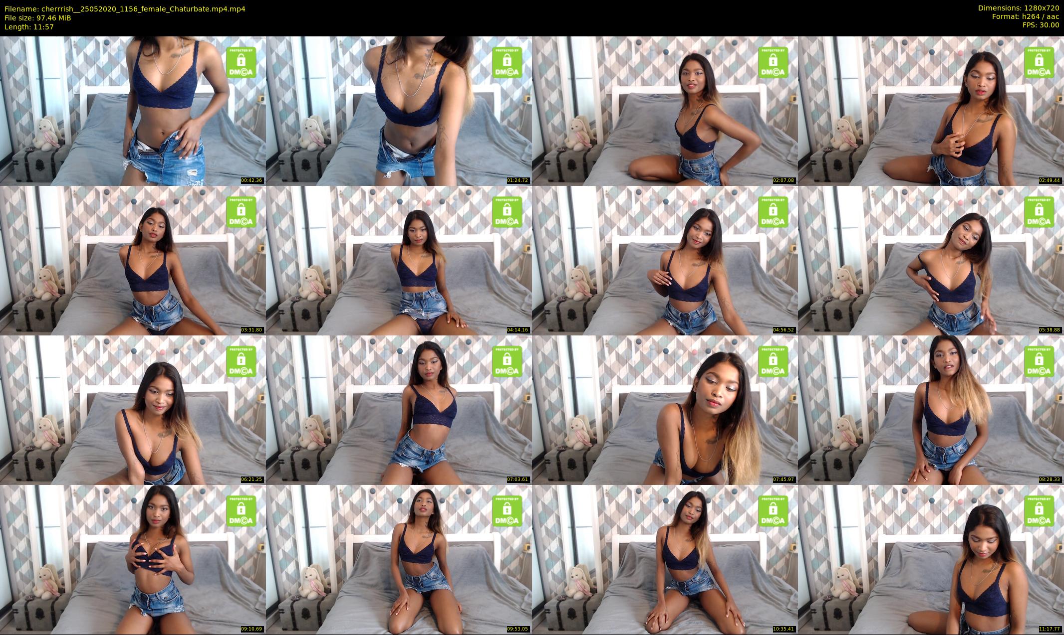 cherrrish_ — 12 minute Chaturbate female cam show recording, 720p, May 25, 2020