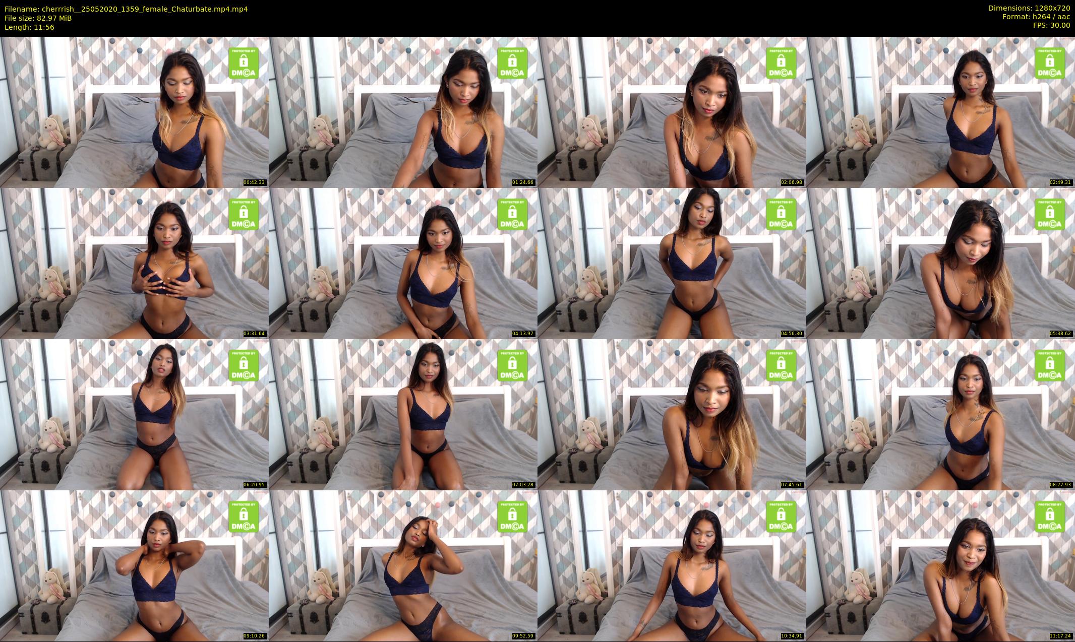 cherrrish_ — 12 minute Chaturbate female cam show recording, 720p, May 25, 2020