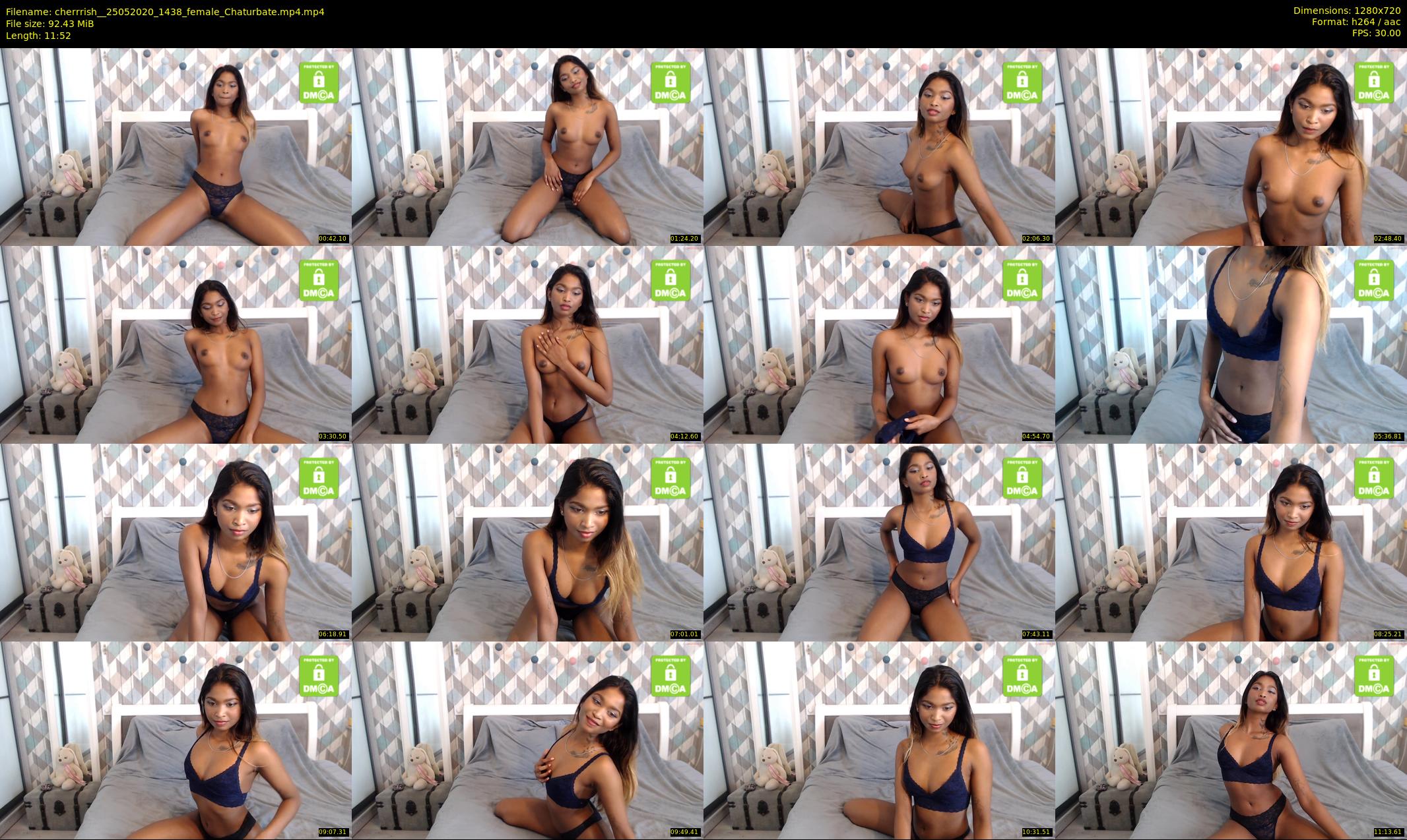 cherrrish_ — 12 minute Chaturbate female cam show recording, 720p, May 25, 2020
