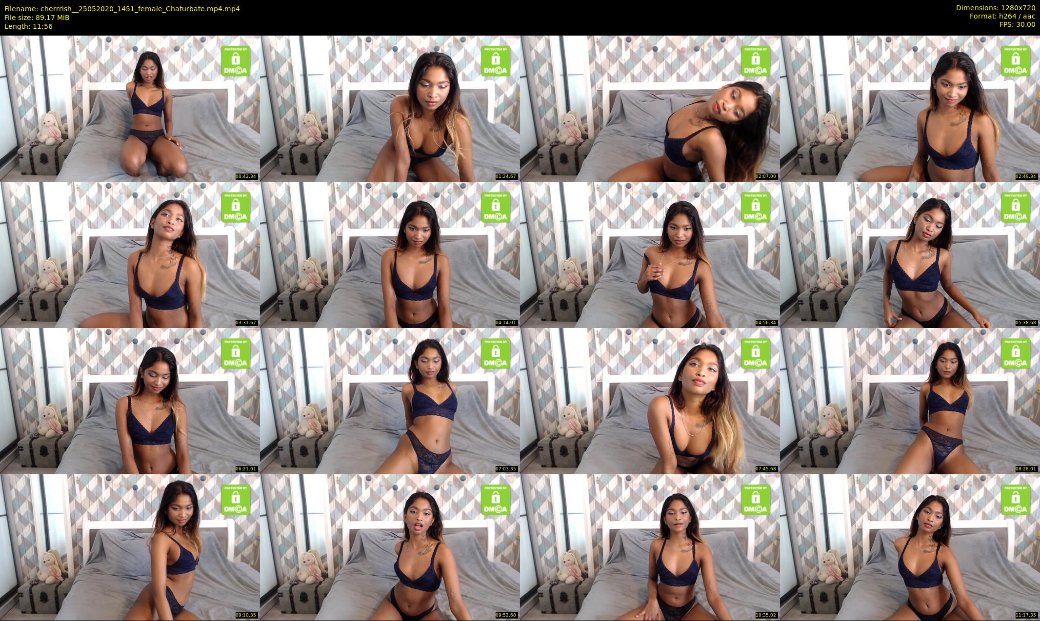 cherrrish_ — 12 minute Chaturbate female cam show recording, 720p, May 25, 2020