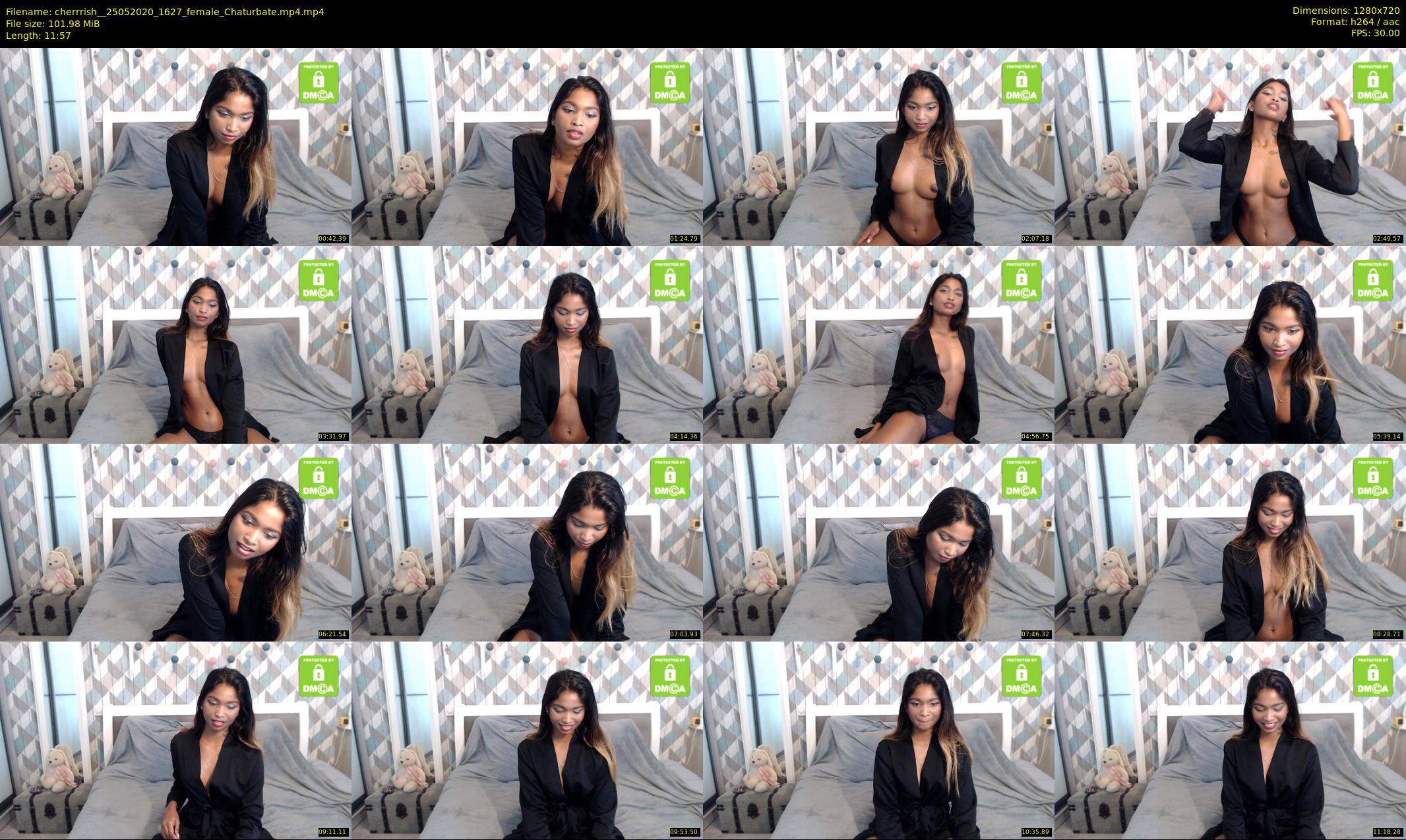 cherrrish_ — 12 minute Chaturbate female cam show recording, 720p, May 25, 2020