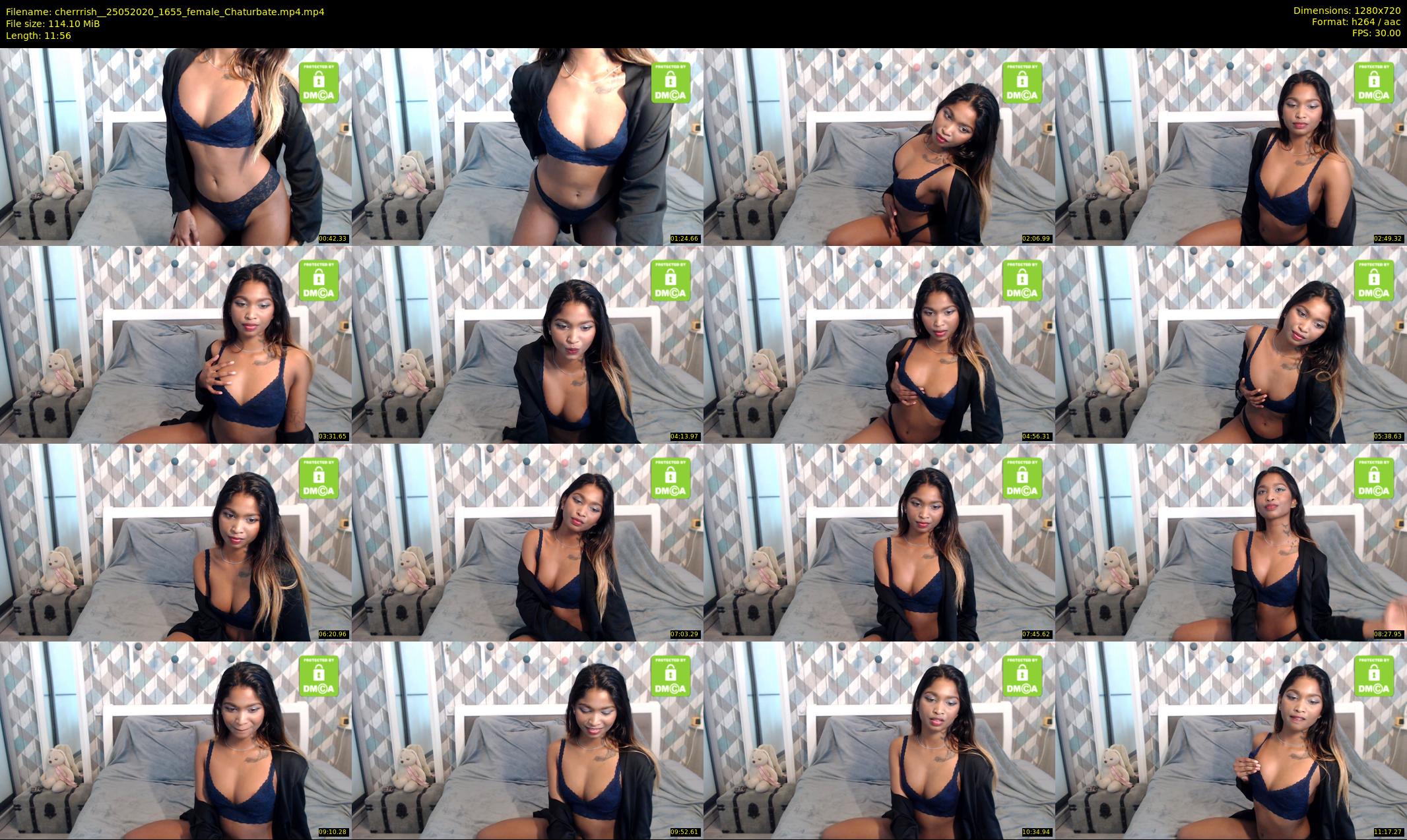 cherrrish_ — 12 minute Chaturbate female cam show recording, 720p, May 25, 2020