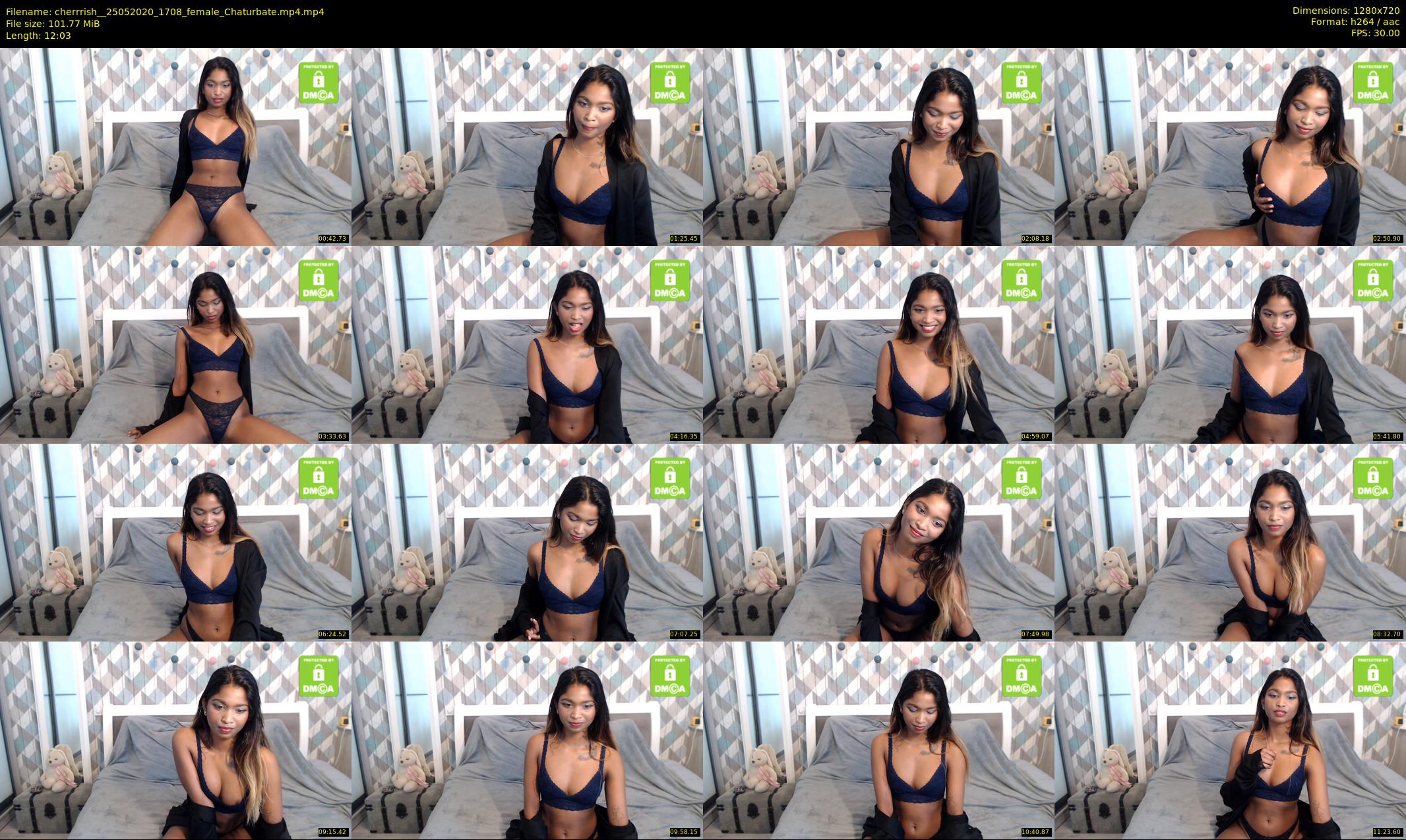cherrrish_ — 13 minute Chaturbate female cam show recording, 720p, May 25, 2020