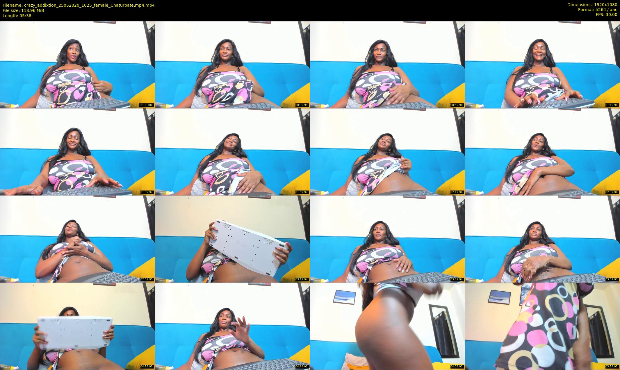 crazy_addixtion — 6 minute Chaturbate female cam show recording, 1080p, May 25, 2020