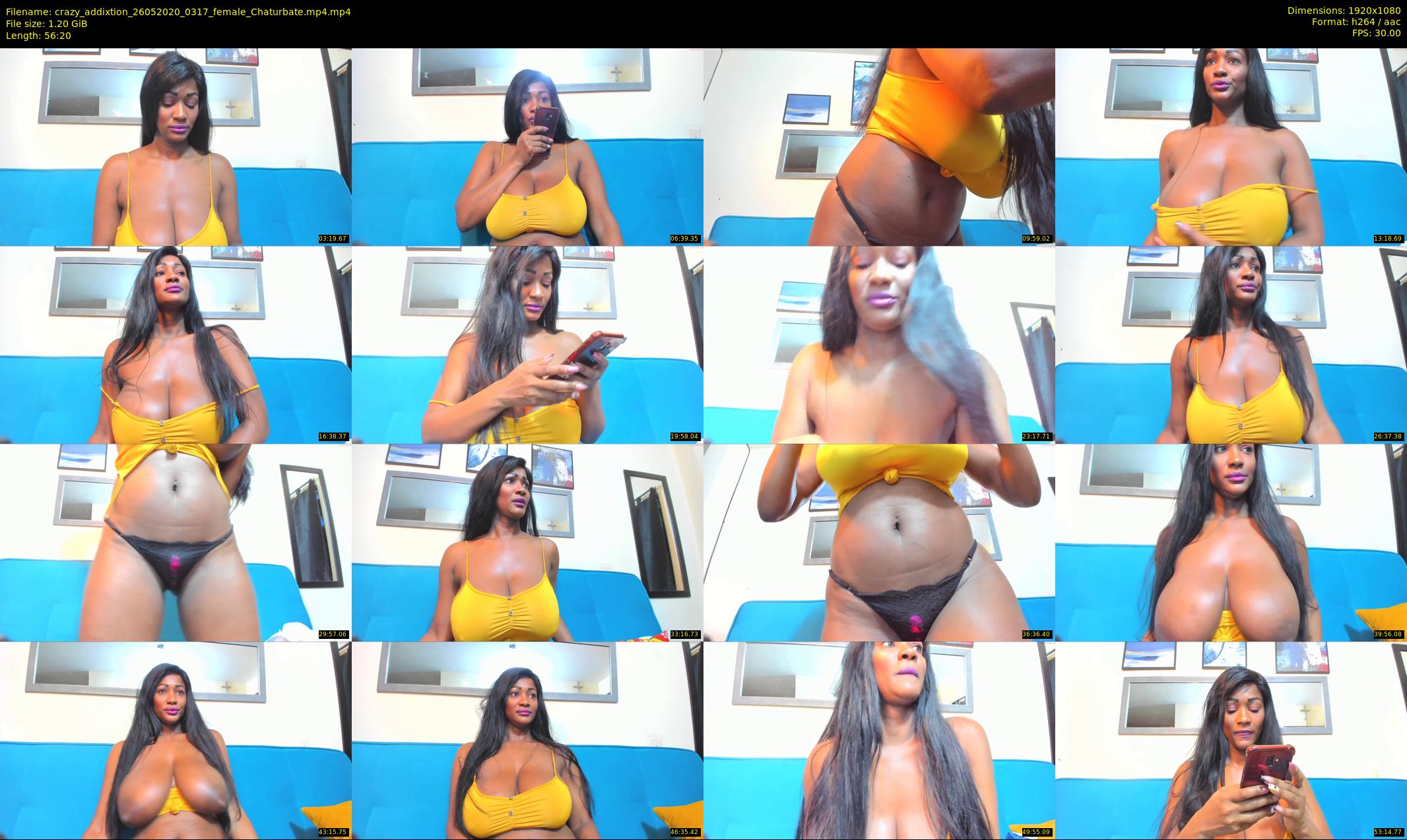 crazy_addixtion — 57 minute Chaturbate female cam show recording, 1080p, May 26, 2020