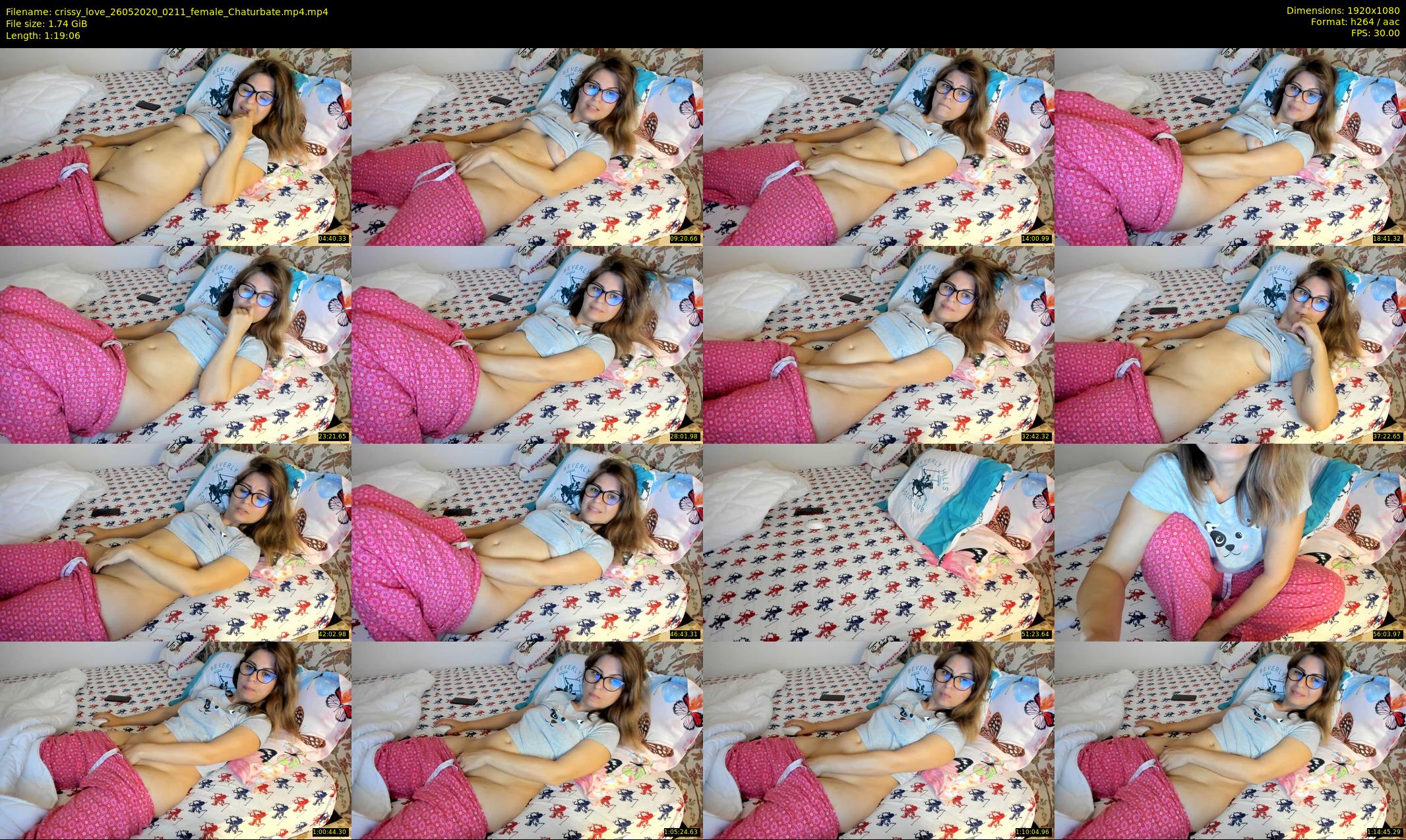 crissy_love — 80 minute Chaturbate female cam show recording, 1080p, May 26, 2020