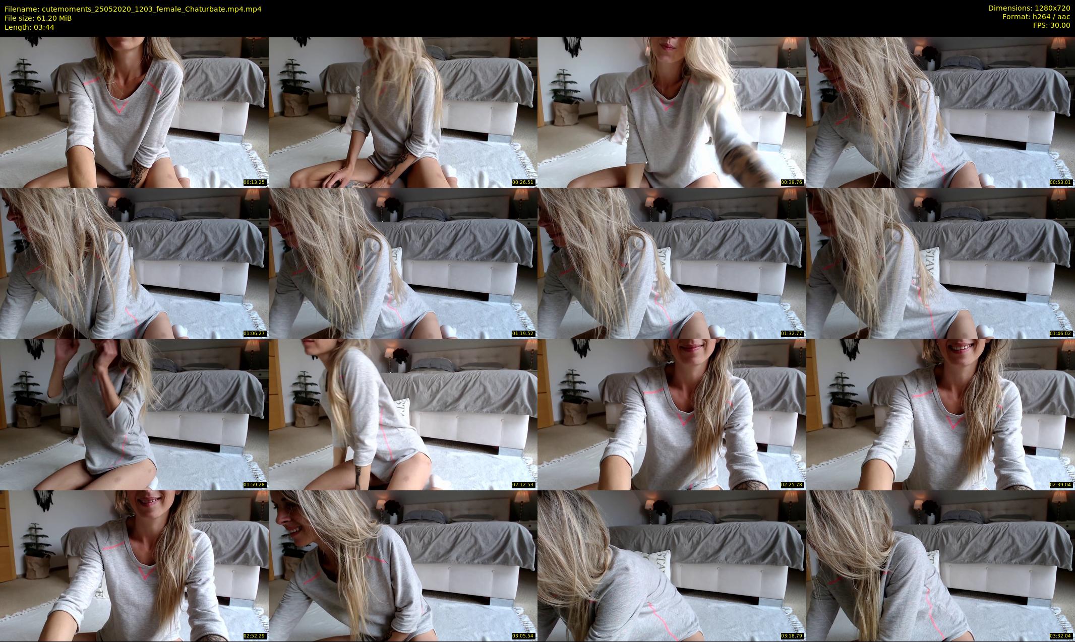 cutemoments — 4 minute Chaturbate female cam show recording, 720p, May 25, 2020