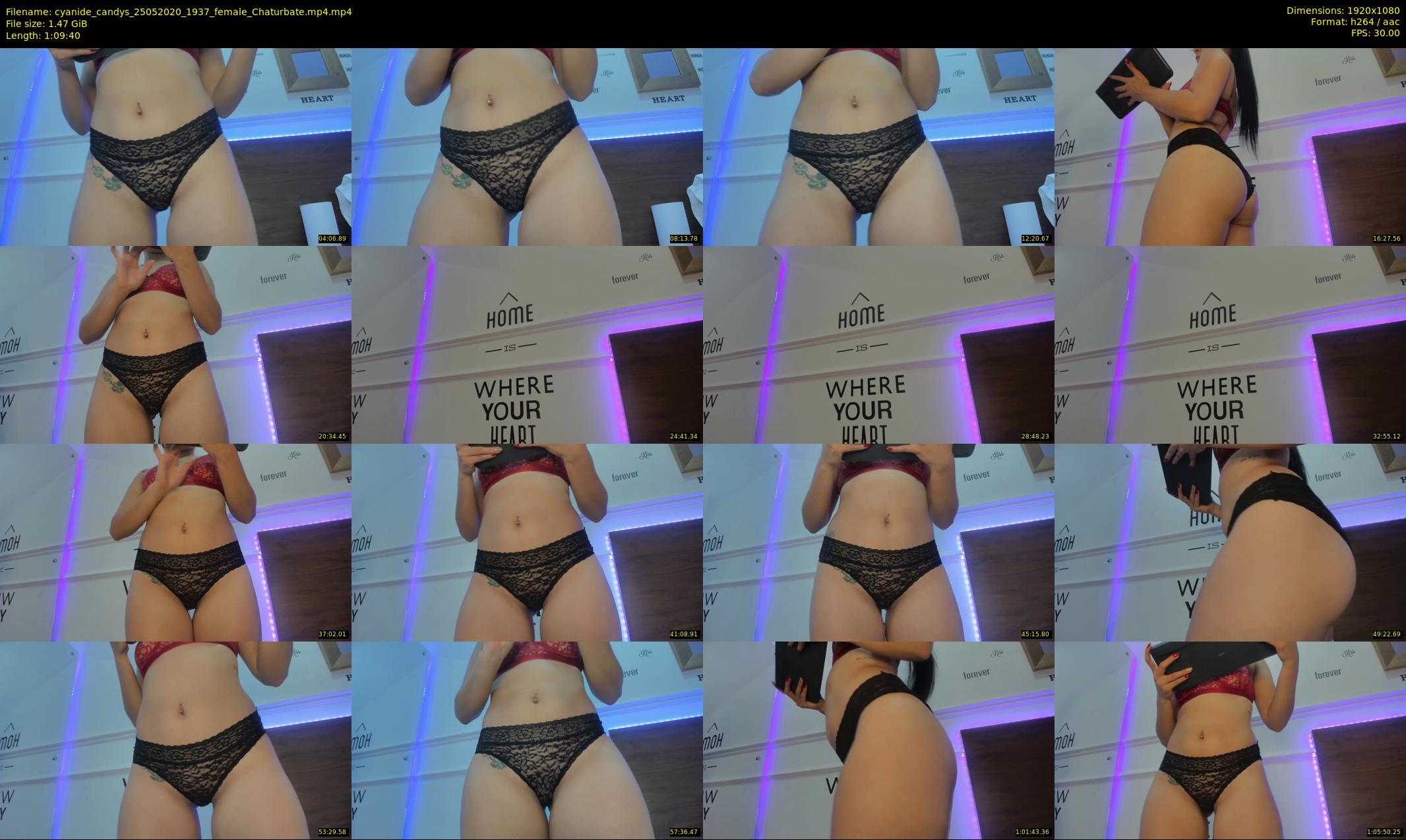 cyanide_candys — 70 minute Chaturbate female cam show recording, 1080p, May 25, 2020