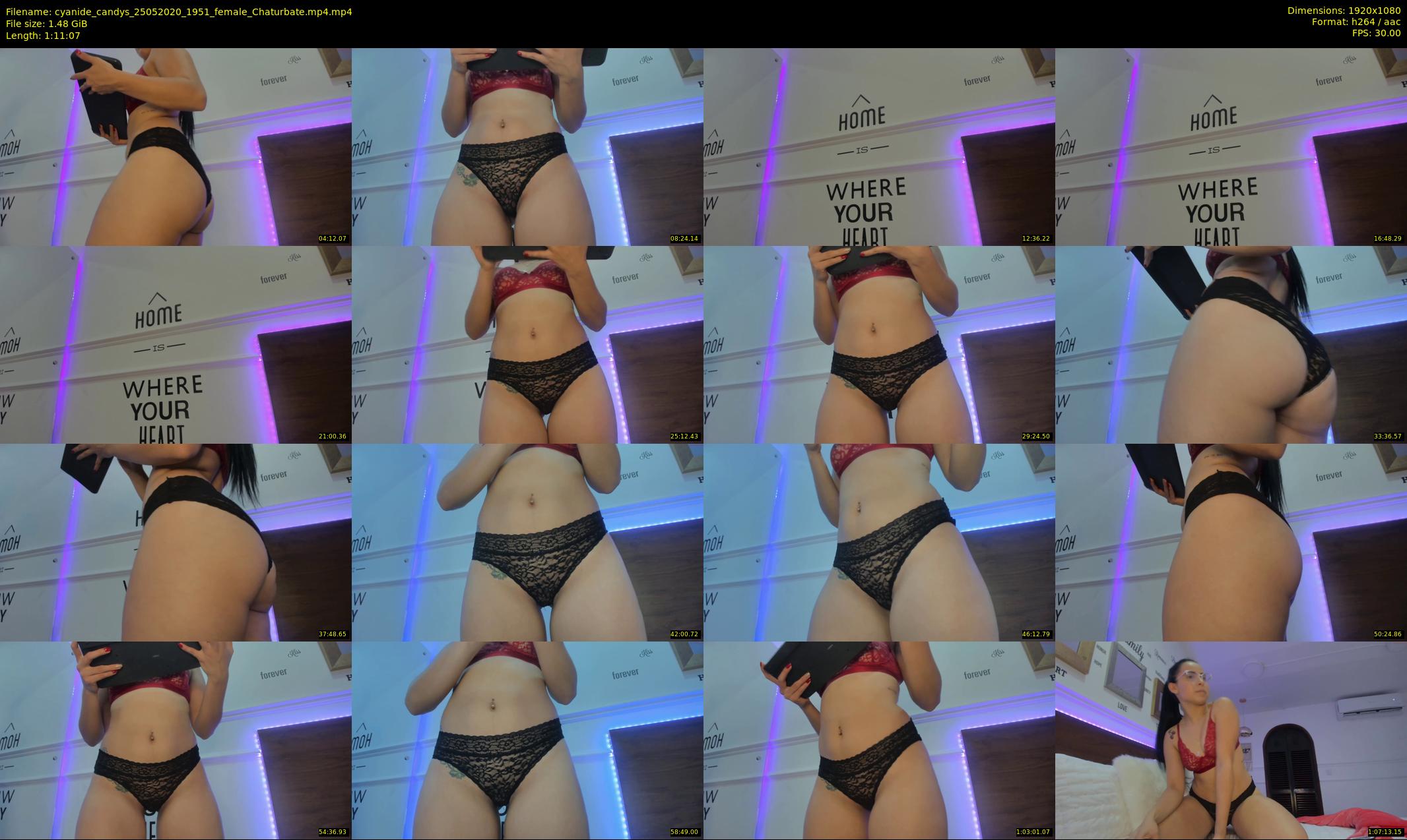 cyanide_candys — 72 minute Chaturbate female cam show recording, 1080p, May 25, 2020