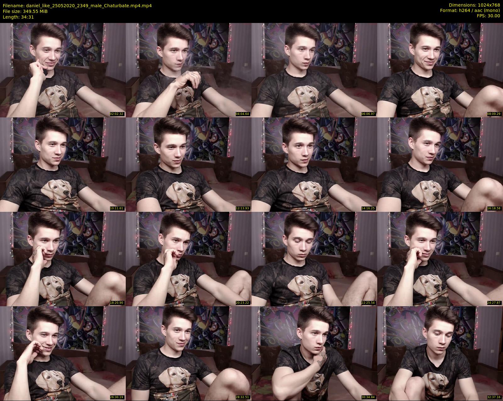 daniel_like — 35 minute Chaturbate male cam show recording, 720p, May 25, 2020