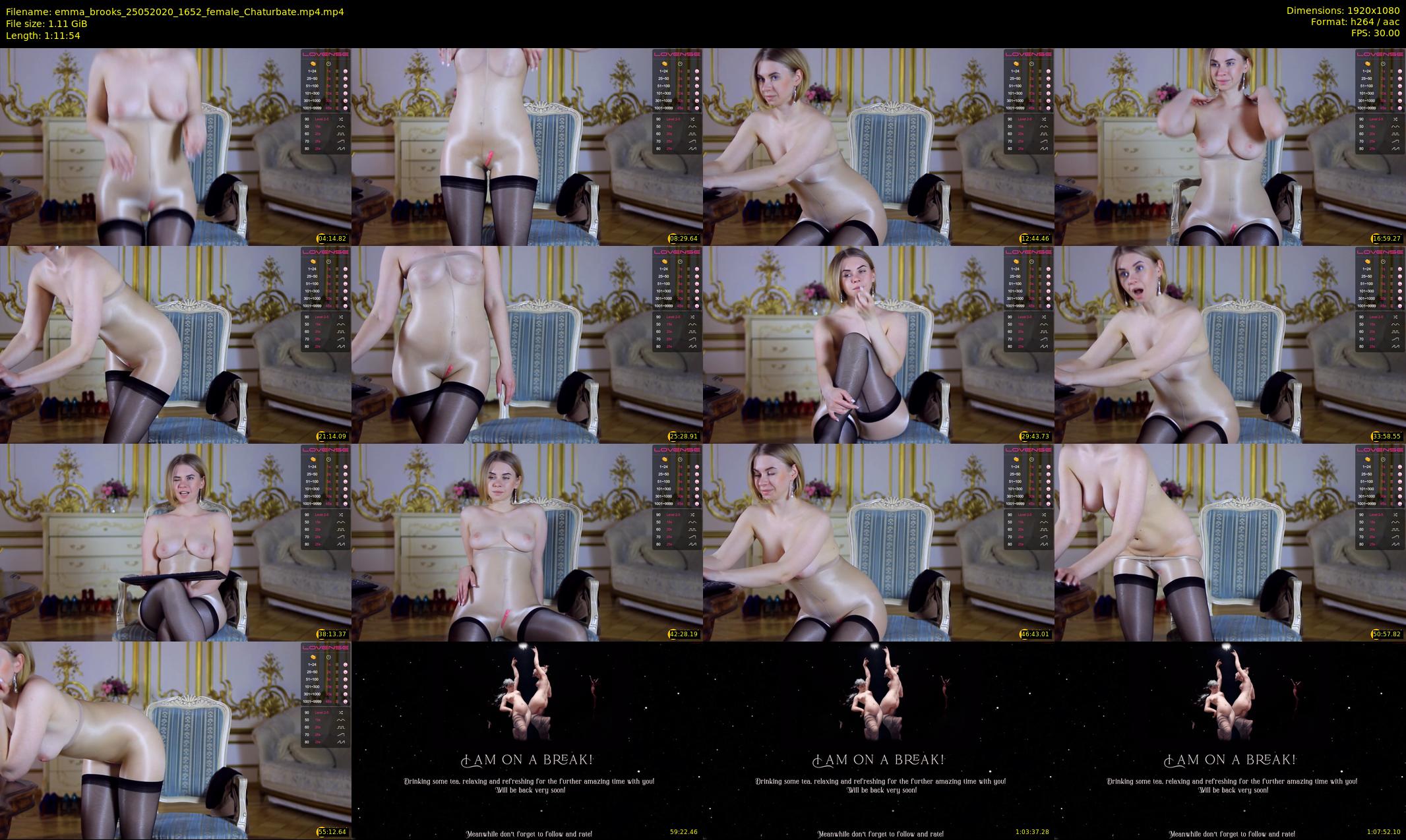 emma_brooks — 72 minute Chaturbate female cam show recording, 1080p, May 25, 2020