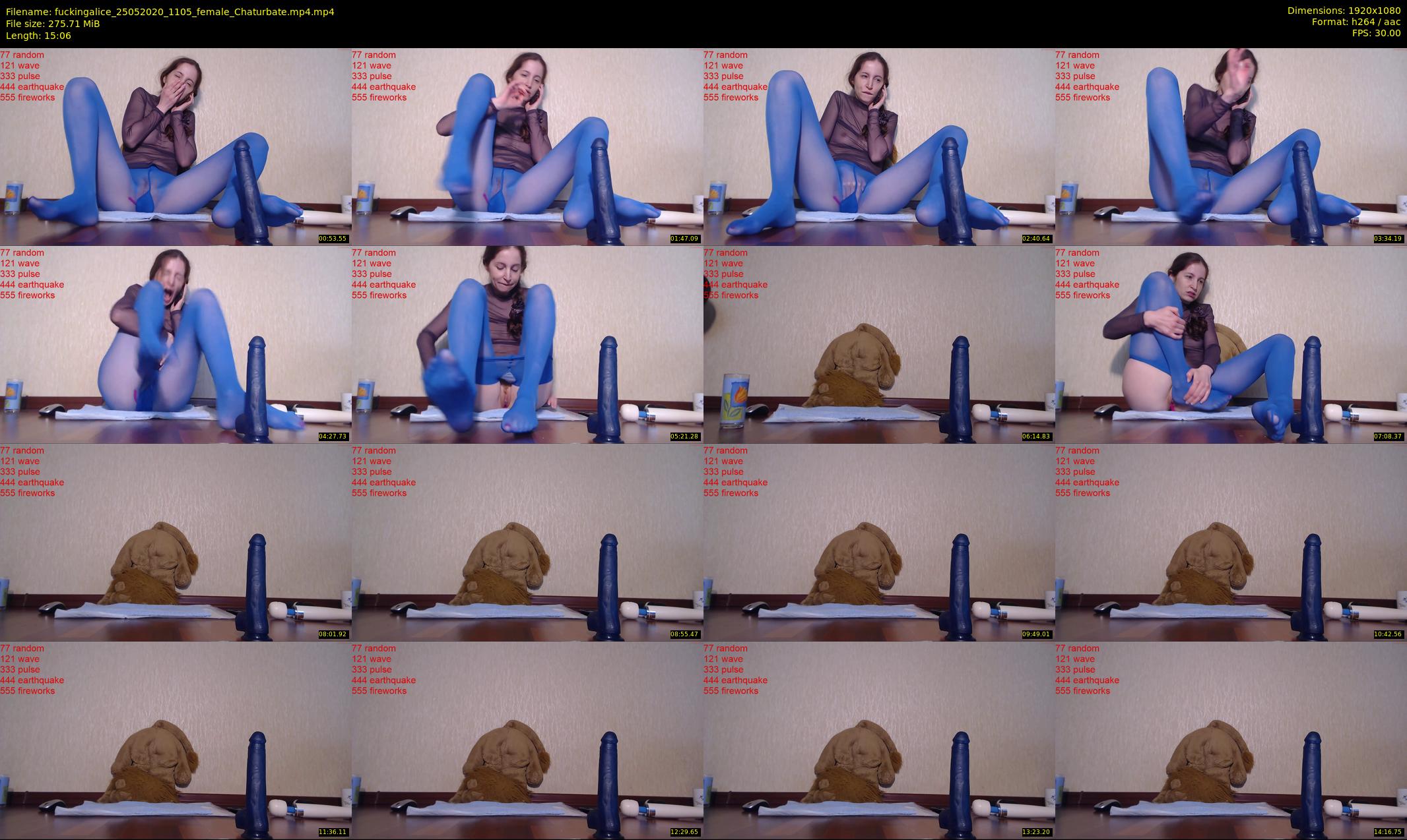 fuckingalice — 16 minute Chaturbate female cam show recording, 1080p, May 25, 2020