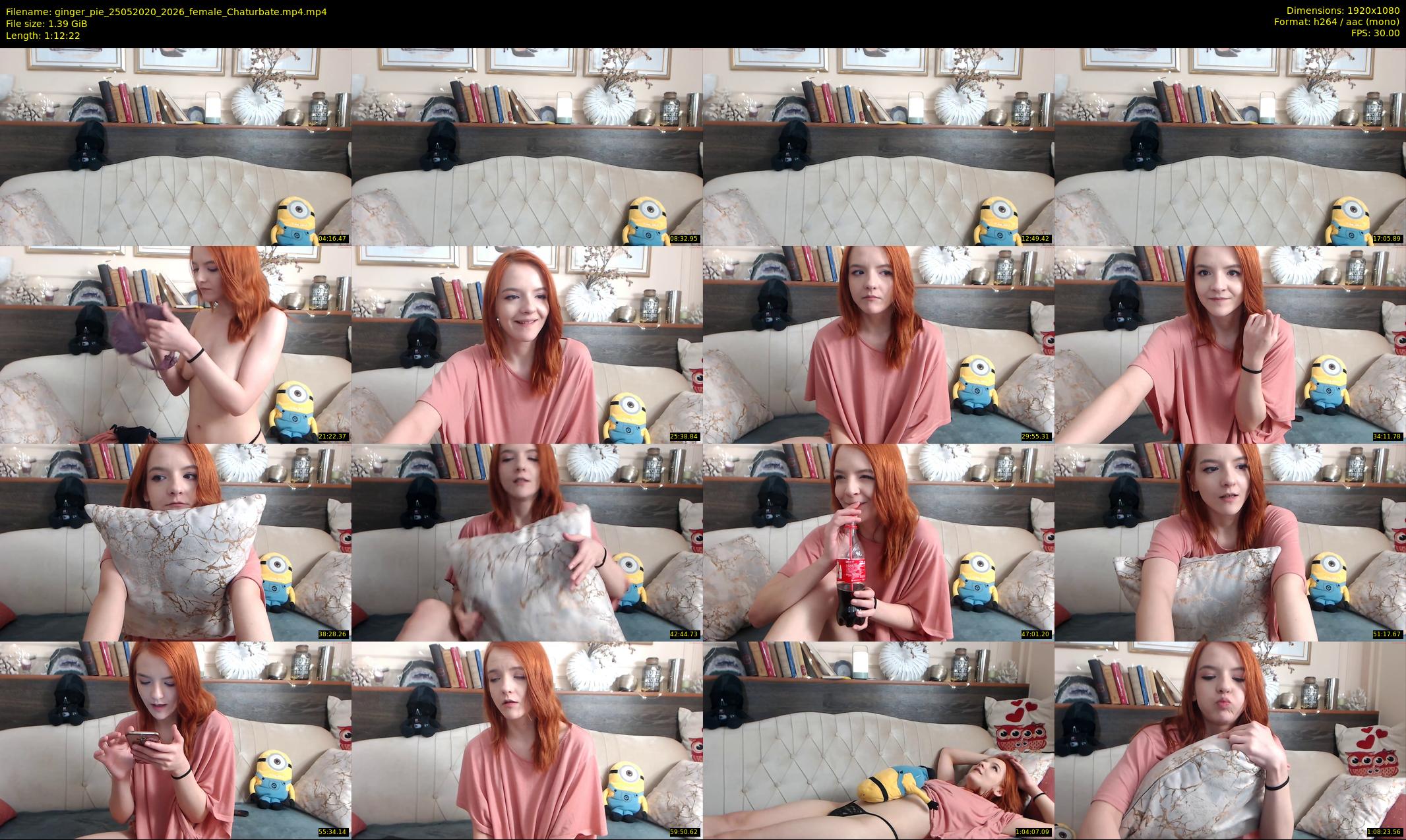 ginger_pie — 73 minute Chaturbate female cam show recording, 1080p, May 25, 2020