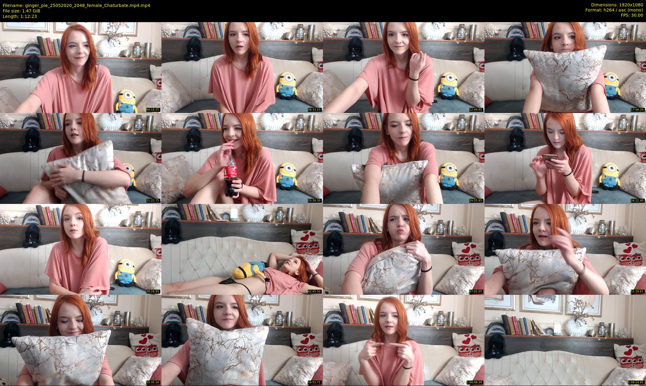 ginger_pie — 73 minute Chaturbate female cam show recording, 1080p, May 25, 2020