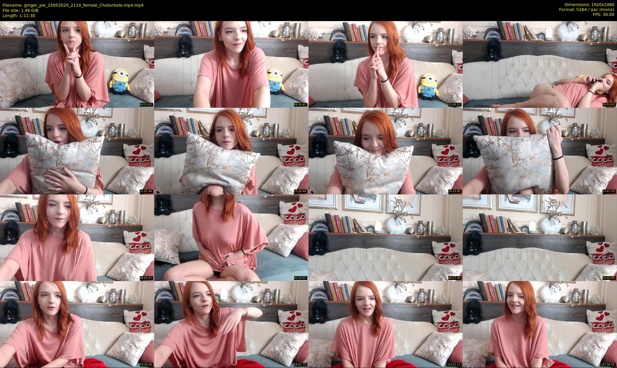 ginger_pie — 72 minute Chaturbate female cam show recording, 1080p, May 25, 2020