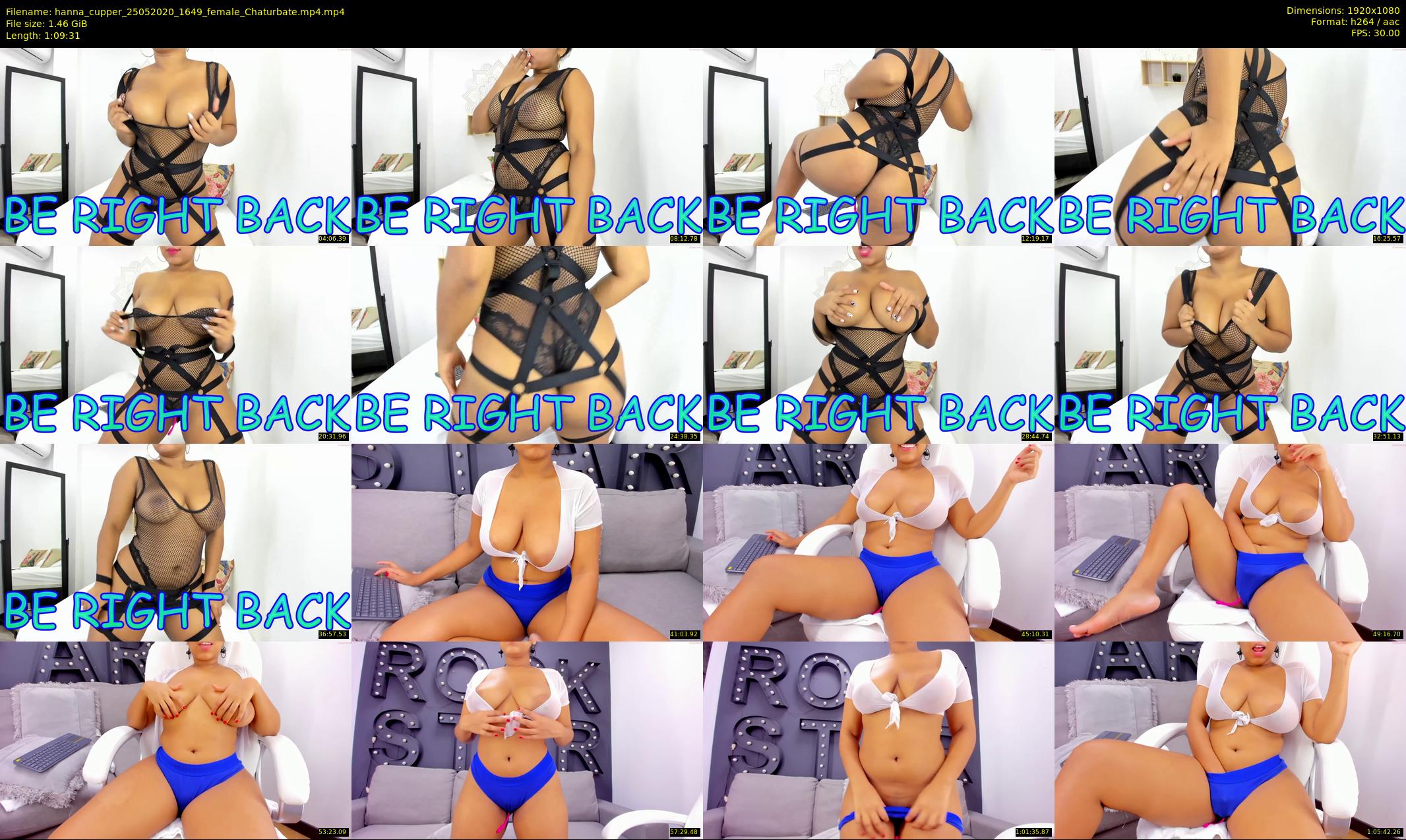 hanna_cupper — 70 minute Chaturbate female cam show recording, 1080p, May 25, 2020