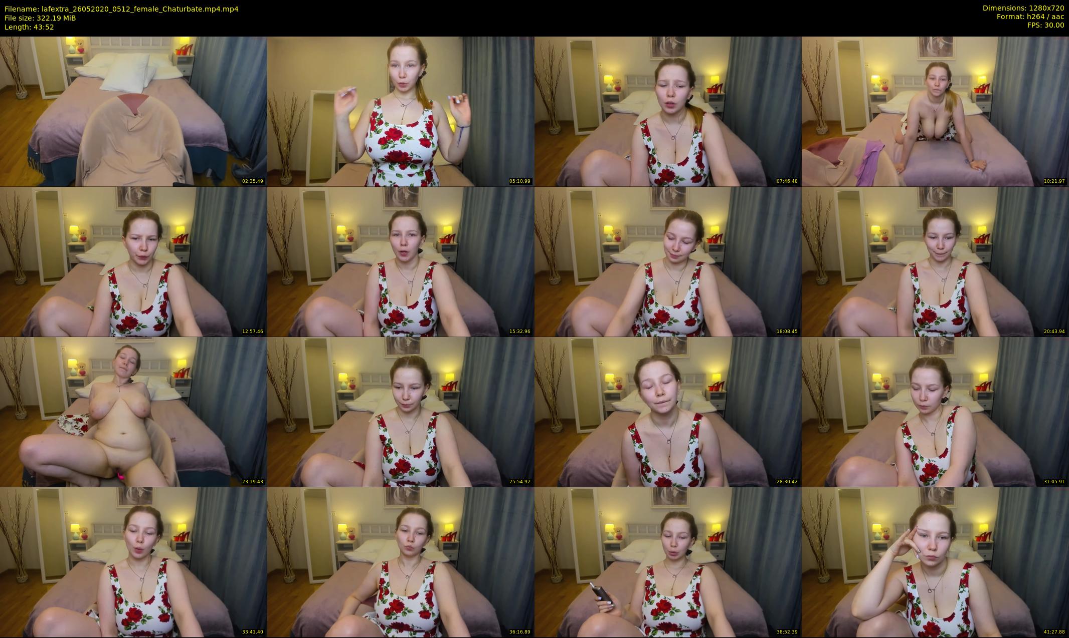 lafextra — 44 minute Chaturbate female cam show recording, 720p, May 26, 2020