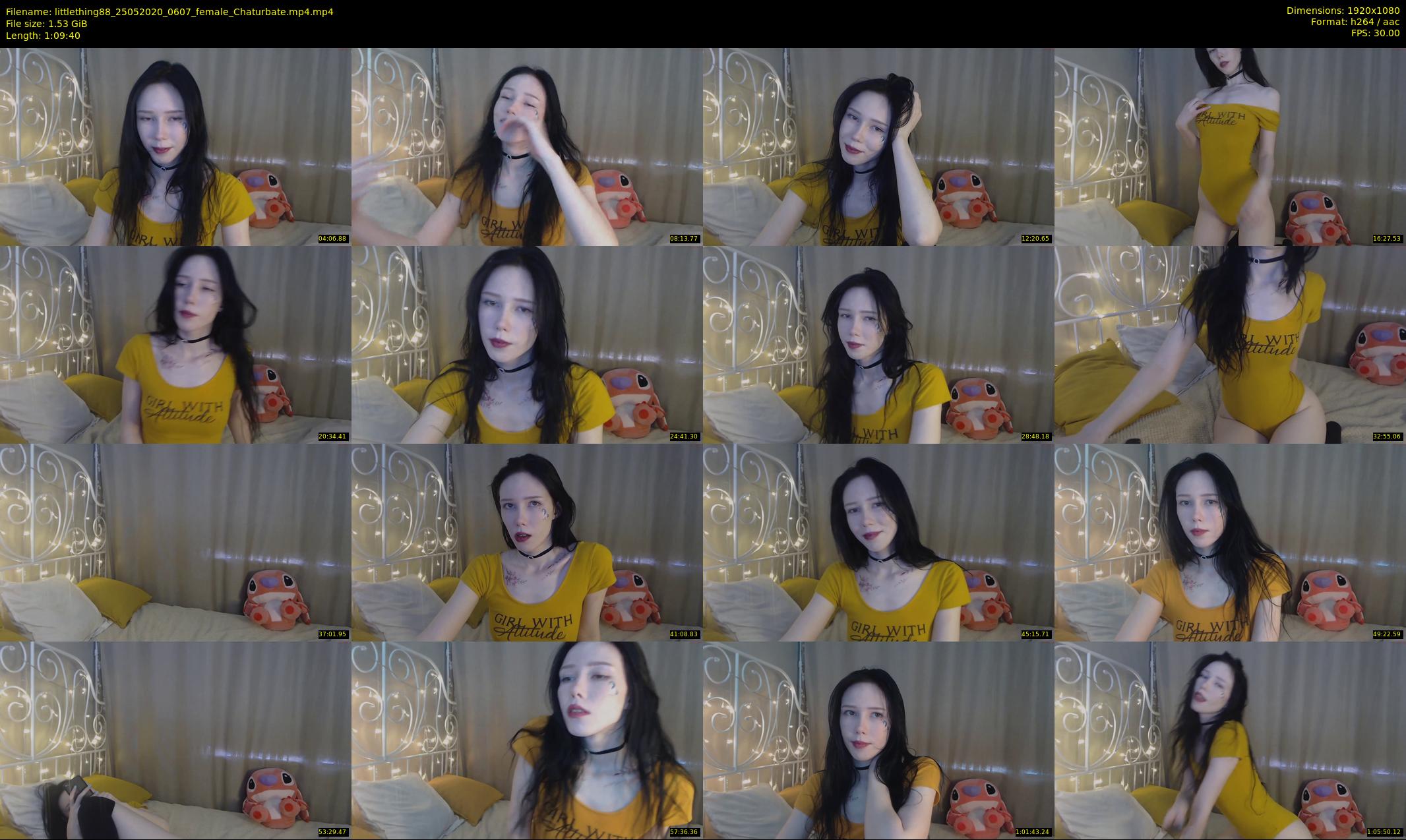 littlething88 — 70 minute Chaturbate female cam show recording, 1080p, May 25, 2020