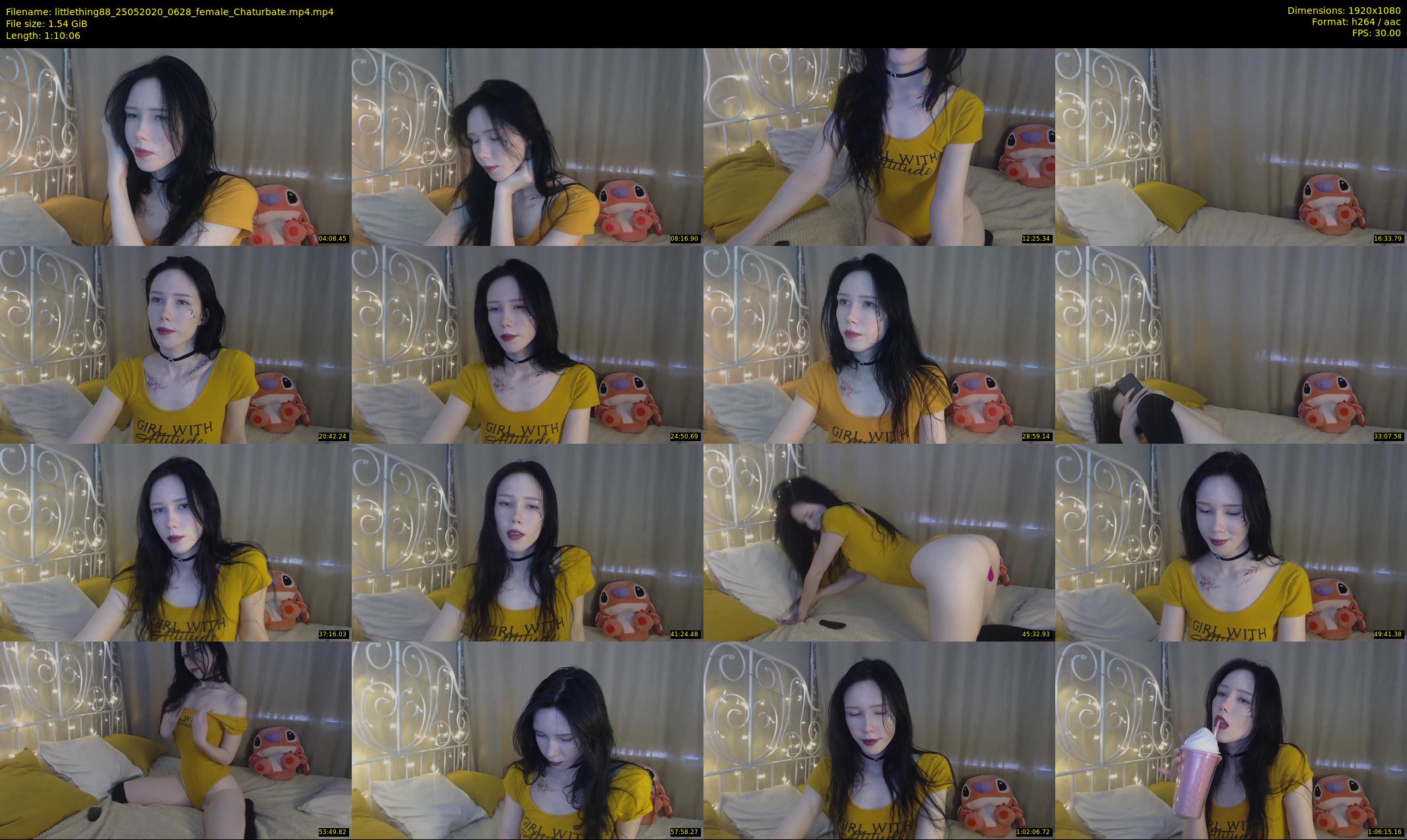 littlething88 — 71 minute Chaturbate female cam show recording, 1080p, May 25, 2020