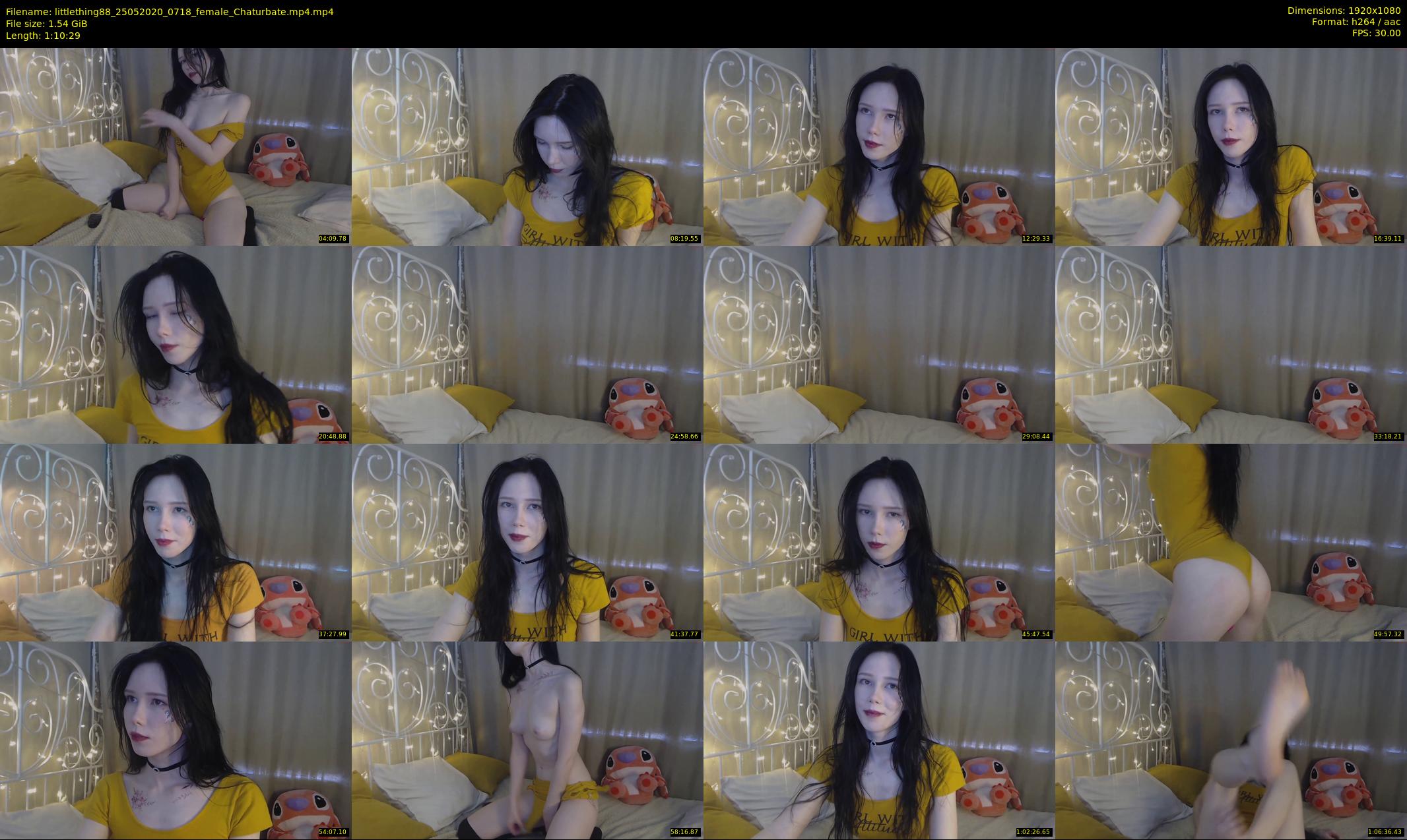 littlething88 — 71 minute Chaturbate female cam show recording, 1080p, May 25, 2020