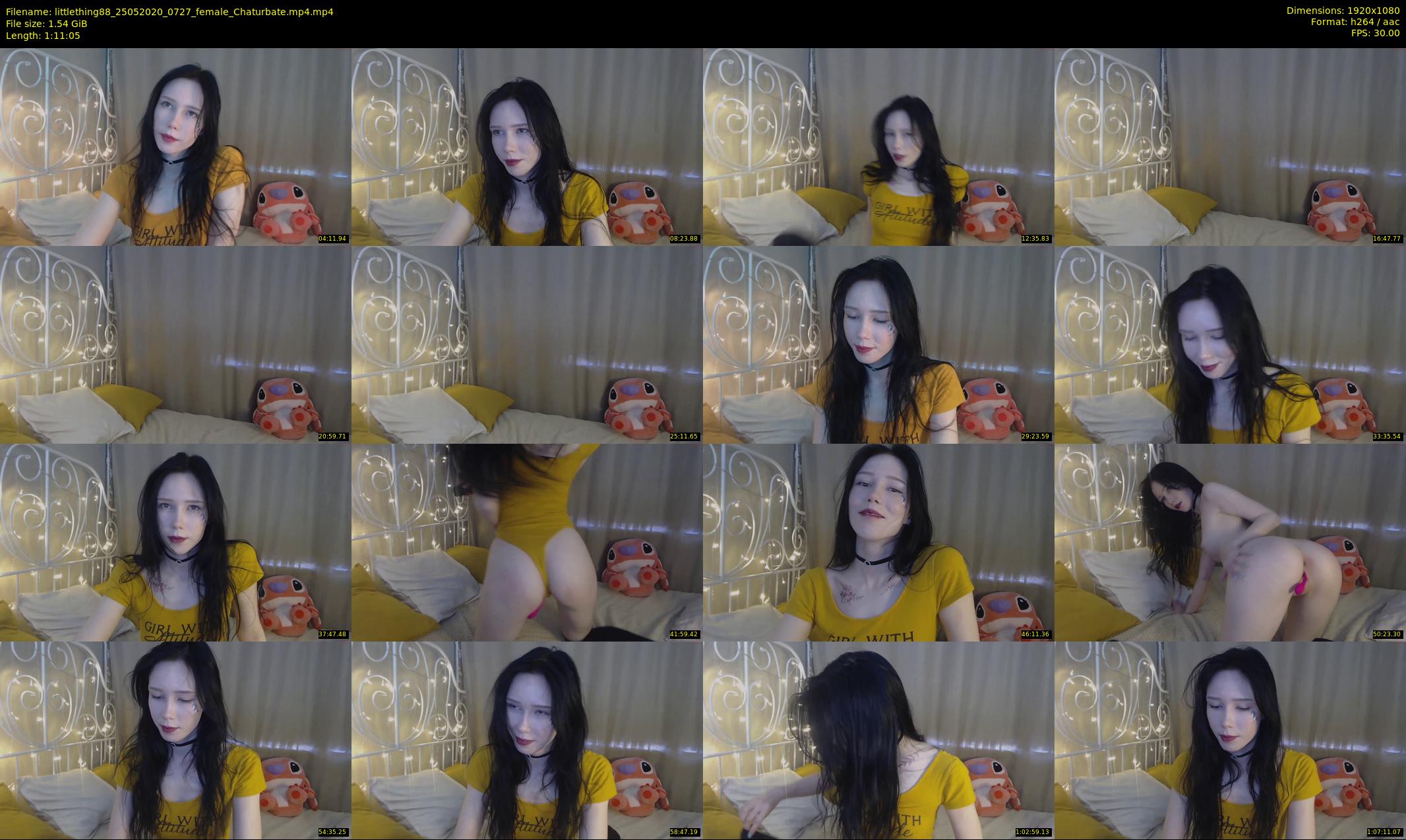 littlething88 — 72 minute Chaturbate female cam show recording, 1080p, May 25, 2020