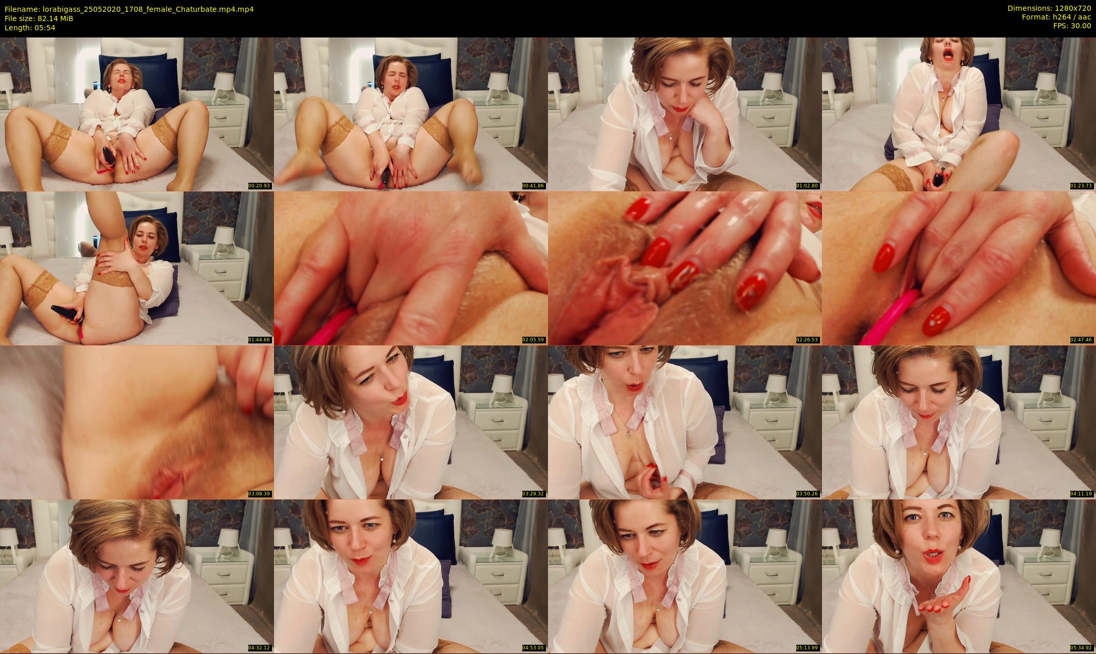 lorabigass — 6 minute Chaturbate female cam show recording, 720p, May 25, 2020