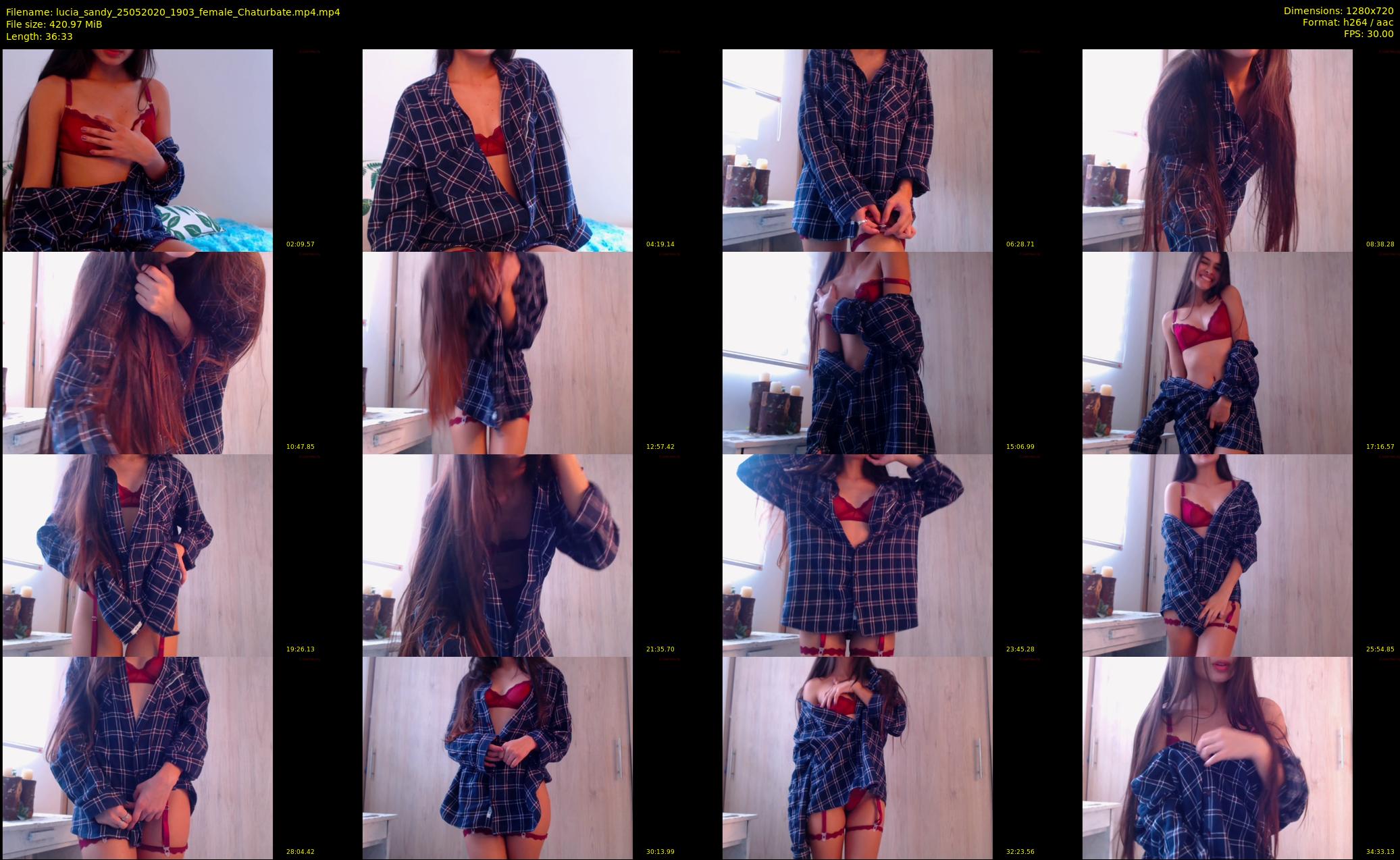 lucia_sandy — 37 minute Chaturbate female cam show recording, 720p, May 25, 2020